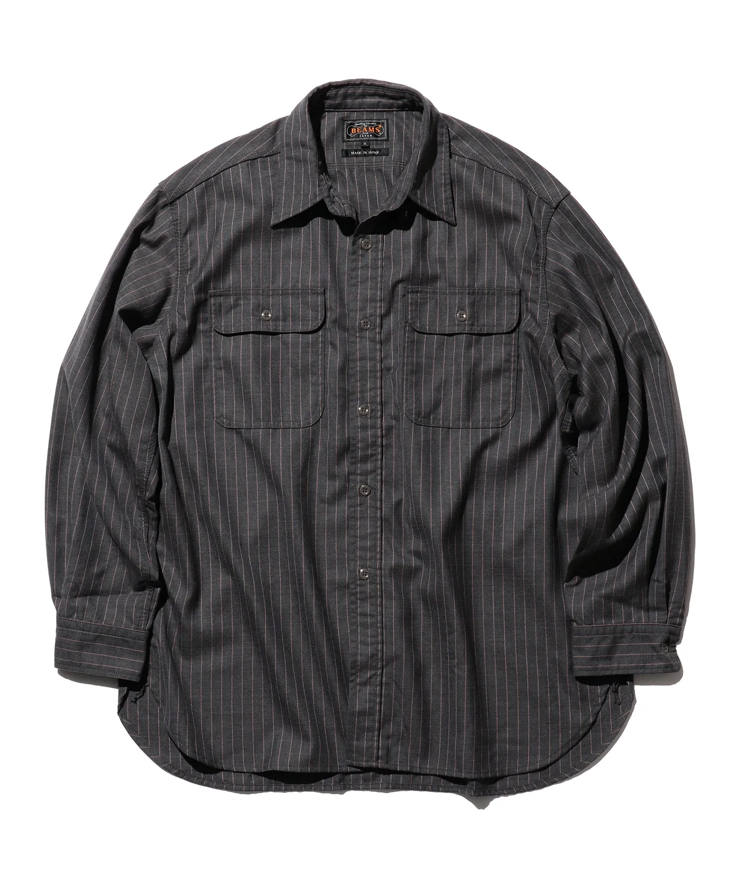 WORK Uniform Serge Pin Stripe Shirt sold by Pilgrim Surf + Supply