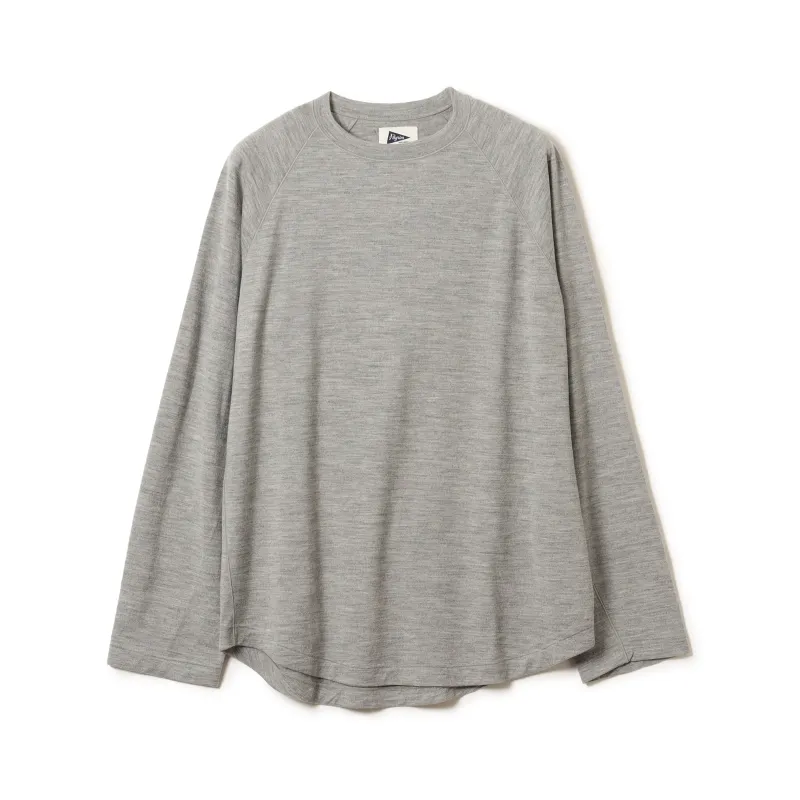 Geoffrey Wool Raglan LS Tee sold by Pilgrim Surf + Supply