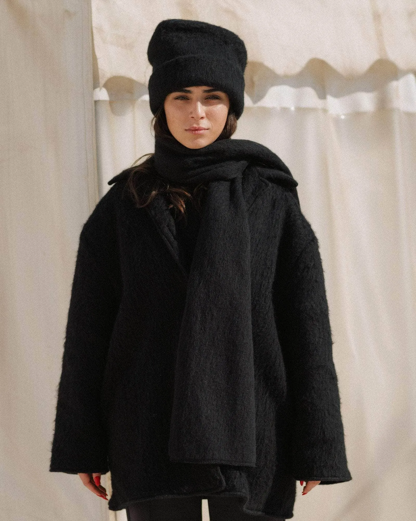 Brushed Wool Ser Scarf sold by Pilgrim Surf + Supply product image thumbnail 2