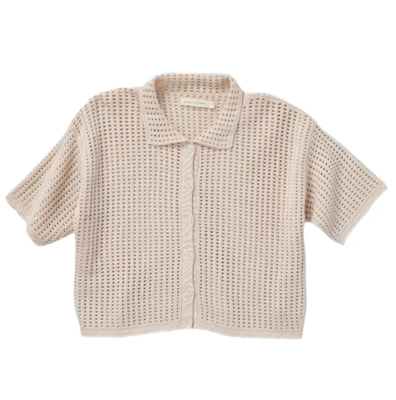 Open Knit Polo sold by Pilgrim Surf + Supply