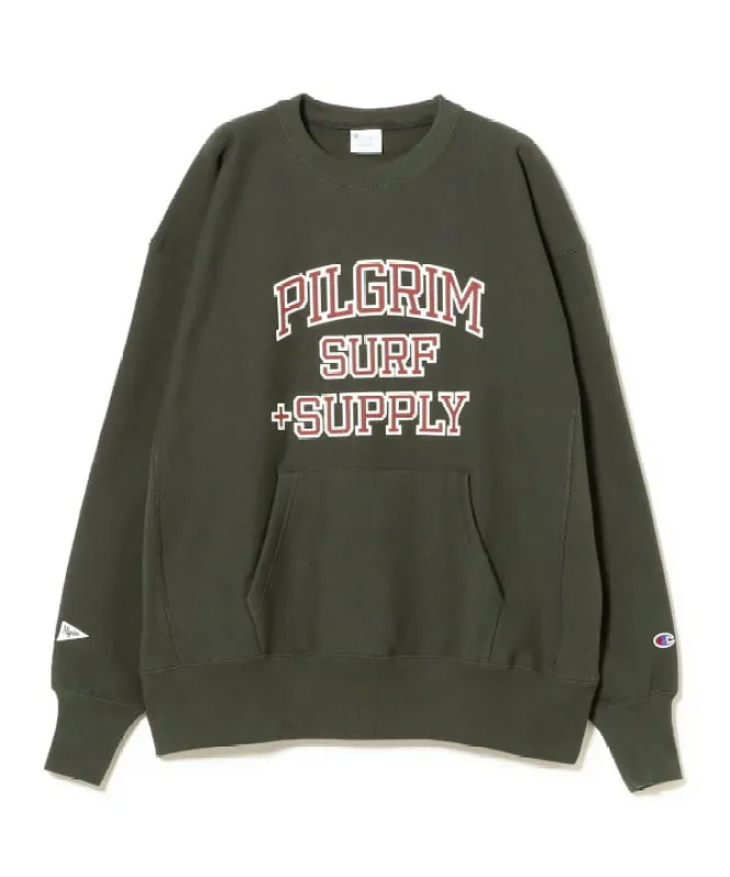 Pilgrim Champion Reverse Weave Crew made by Pilgrim