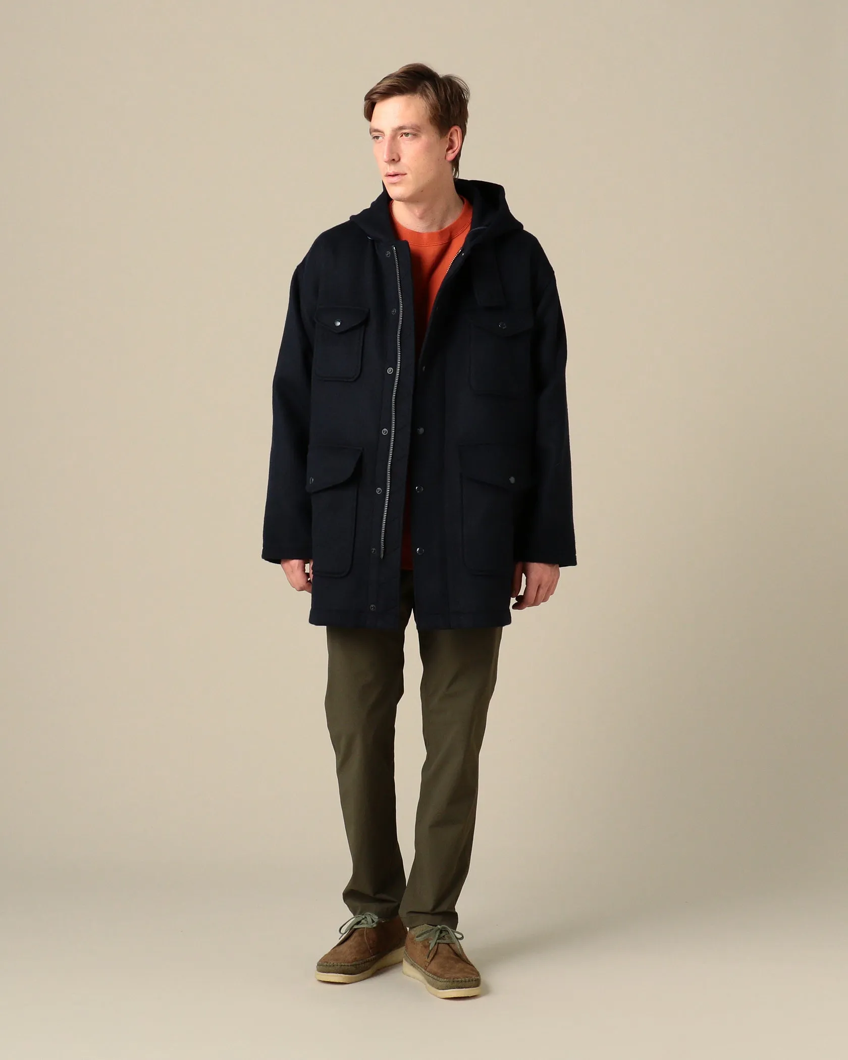 Fletcher Wool Coat sold by Pilgrim Surf + Supply product image thumbnail 4