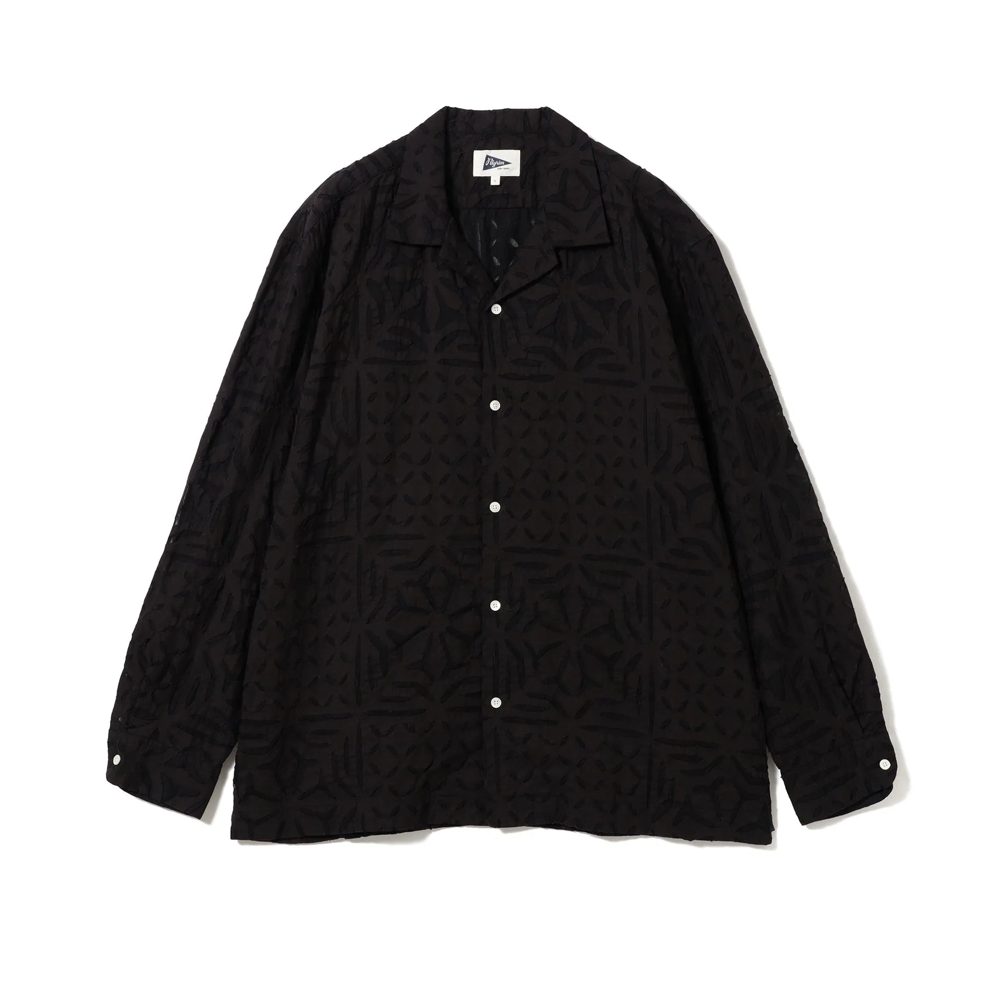 Vincent Long Sleeve Reverse Appliqué Shirt sold by Pilgrim Surf + Supply product image thumbnail 5
