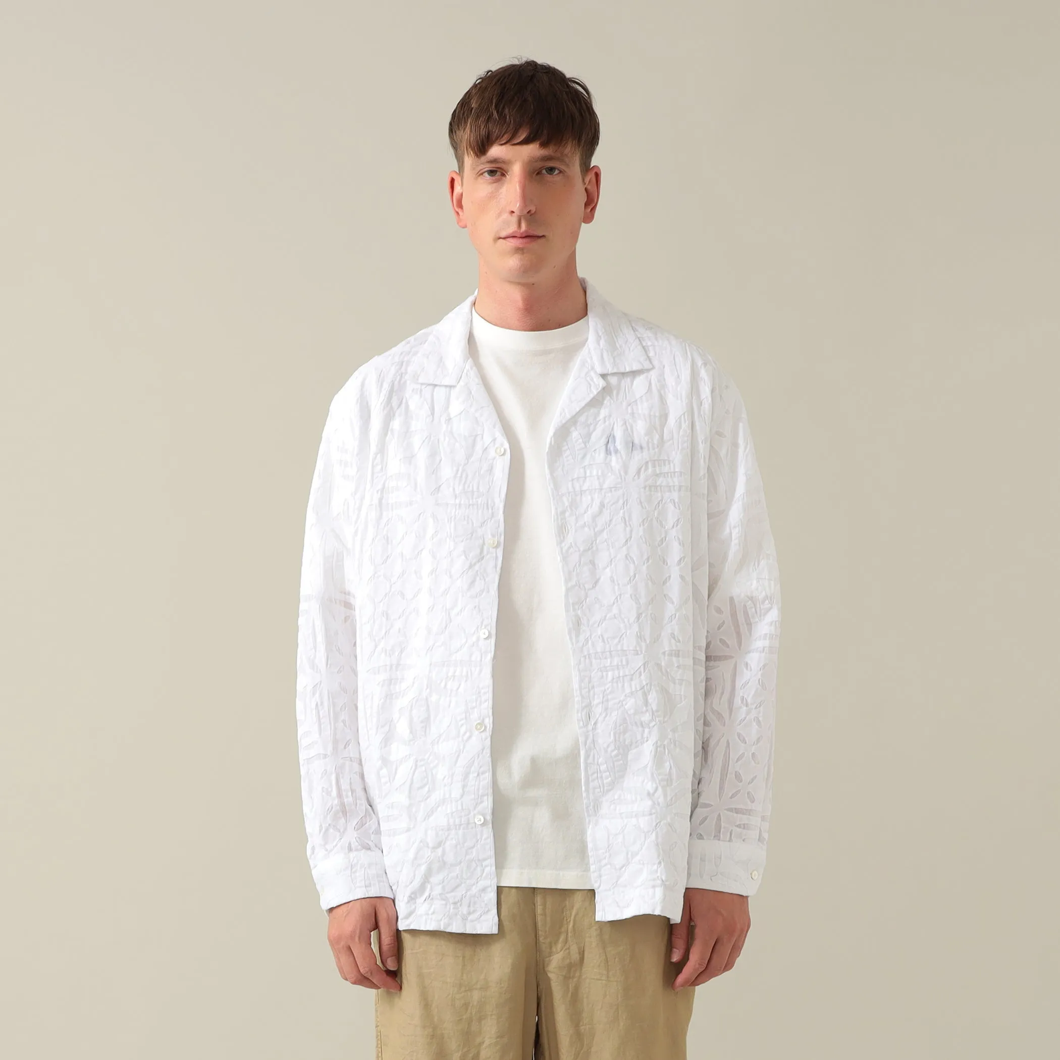 Vincent Long Sleeve Reverse Appliqué Shirt sold by Pilgrim Surf + Supply product image thumbnail 4
