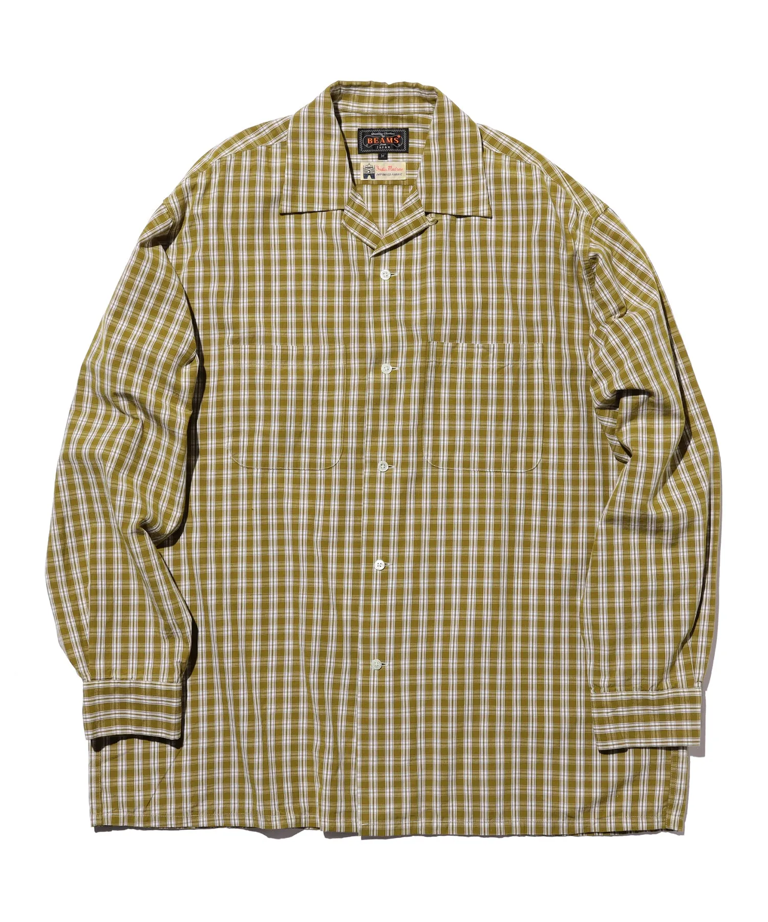 Open Collar 80/2 Madras Shirt sold by Pilgrim Surf + Supply