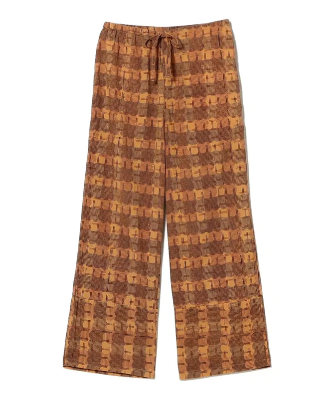 Drew Printed Easy Pant made by Pilgrim