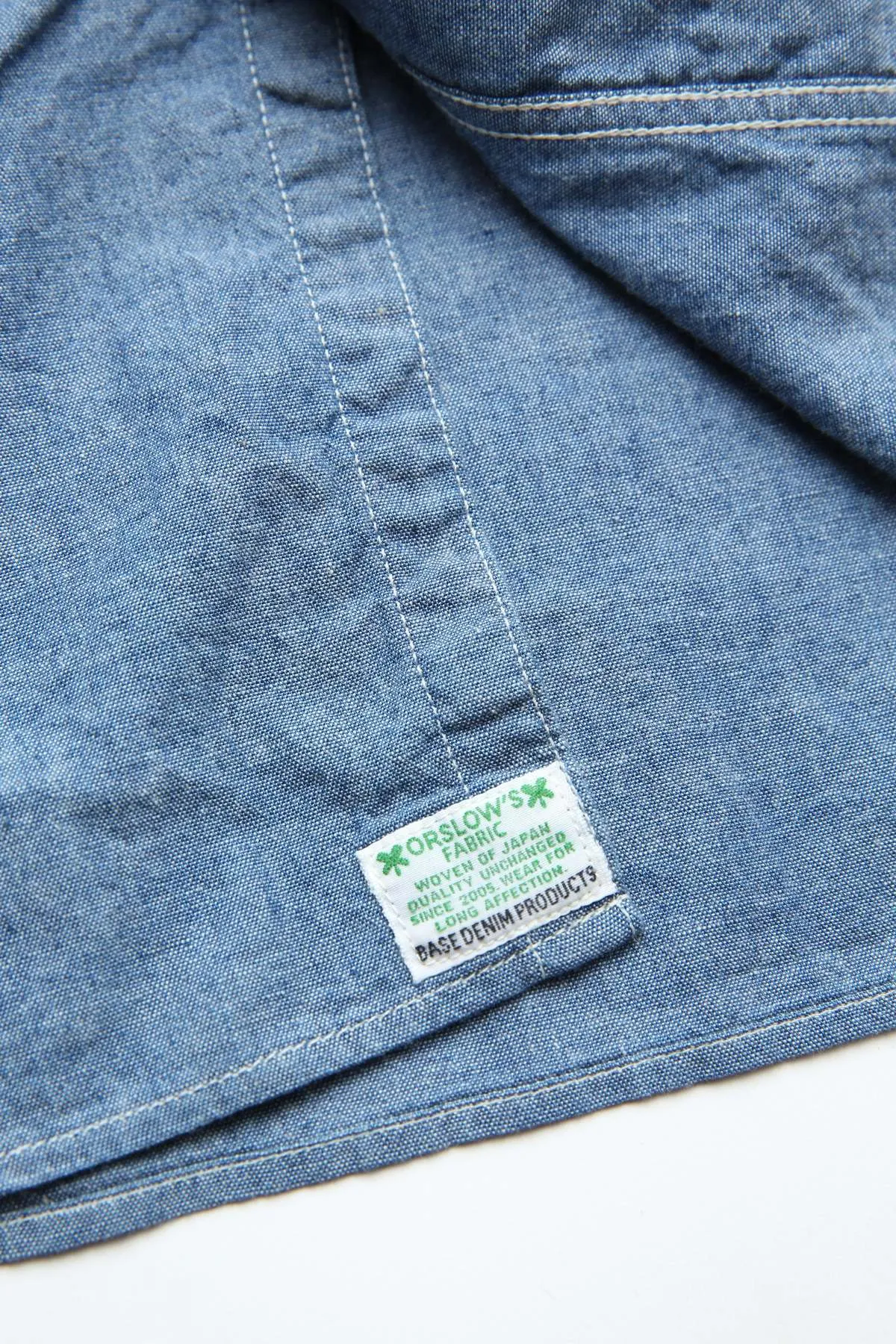 Short Sleeve Chambray Work Shirt sold by Pilgrim Surf + Supply product image thumbnail 5