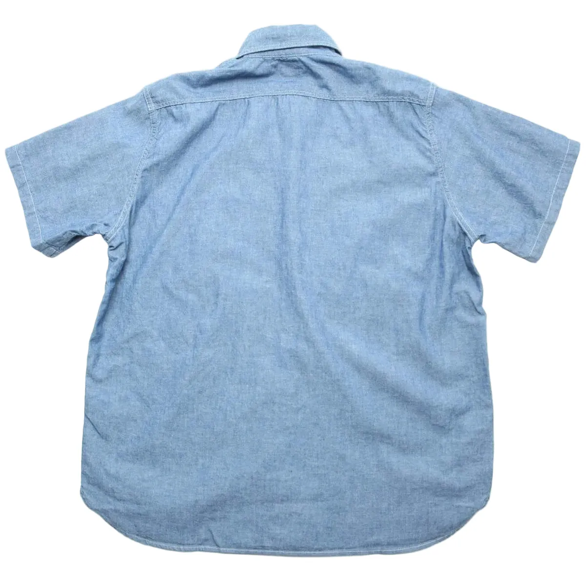 Short Sleeve Chambray Work Shirt sold by Pilgrim Surf + Supply product image thumbnail 2