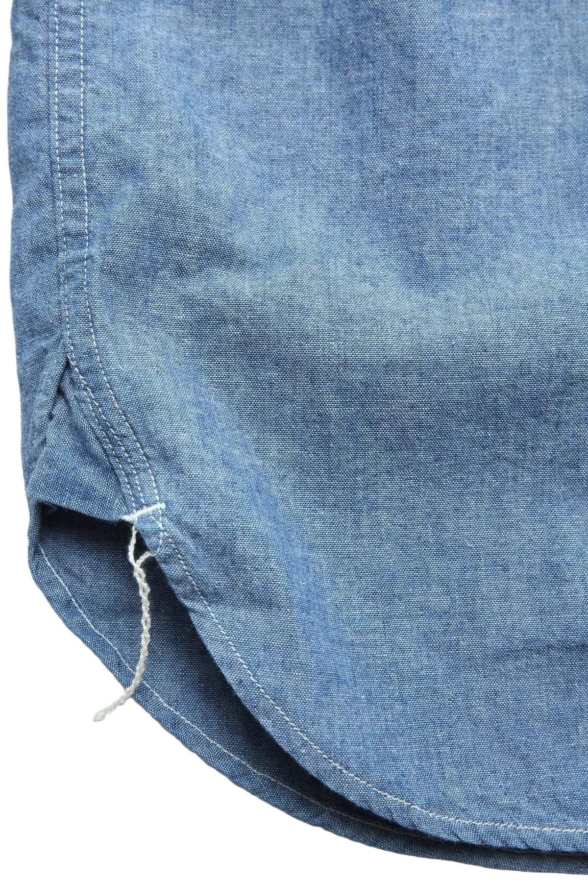Short Sleeve Chambray Work Shirt sold by Pilgrim Surf + Supply product image thumbnail 4