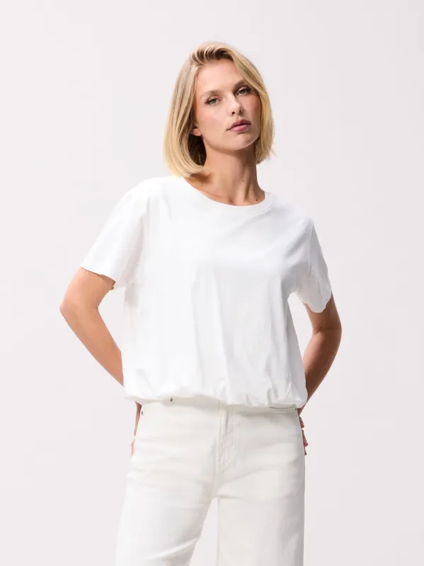 Tshirt met tuck in effect | Off White made by Catwalk Junkie