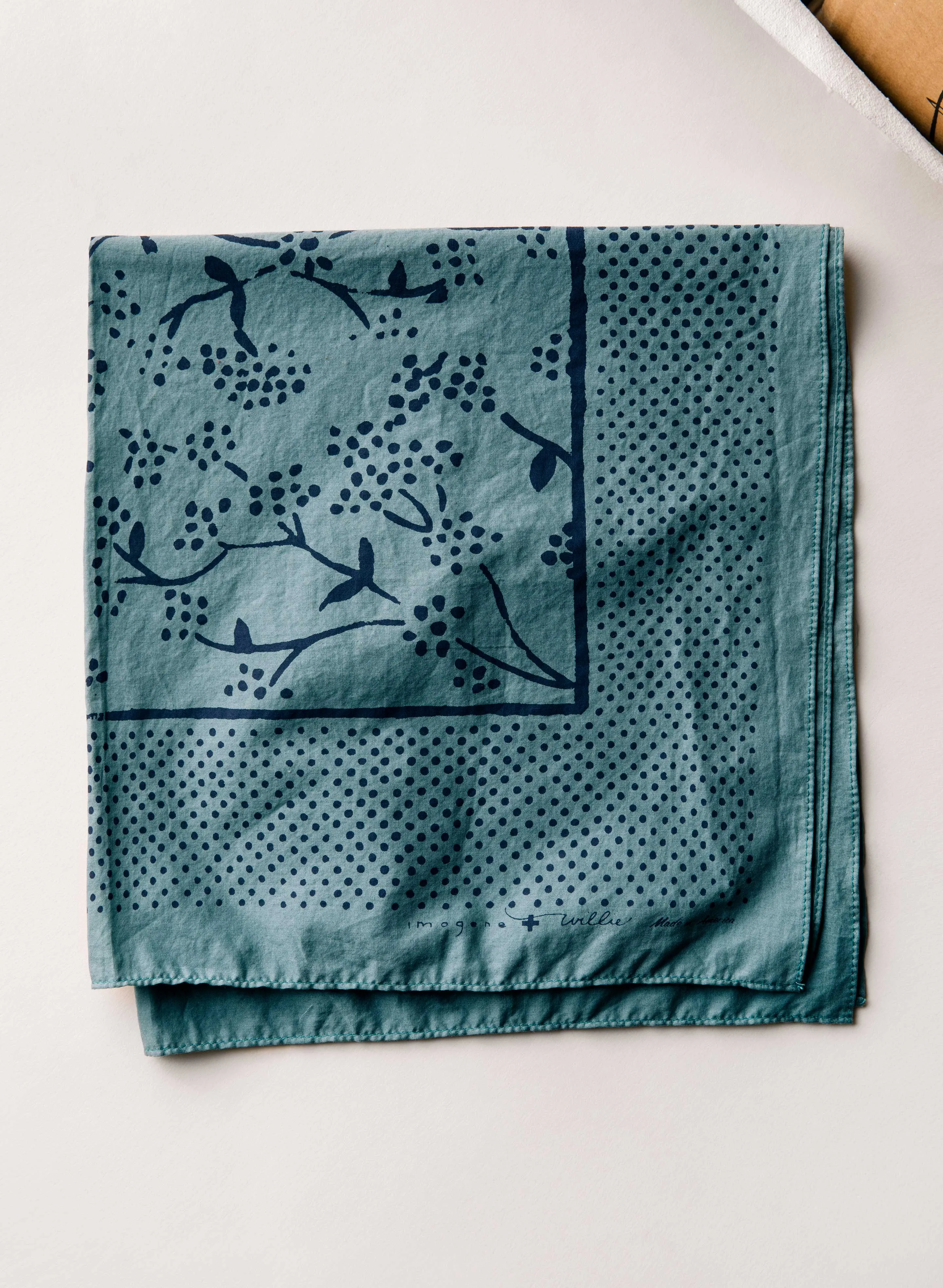 i+w oasis rose bandana sold by Imogene + Willie