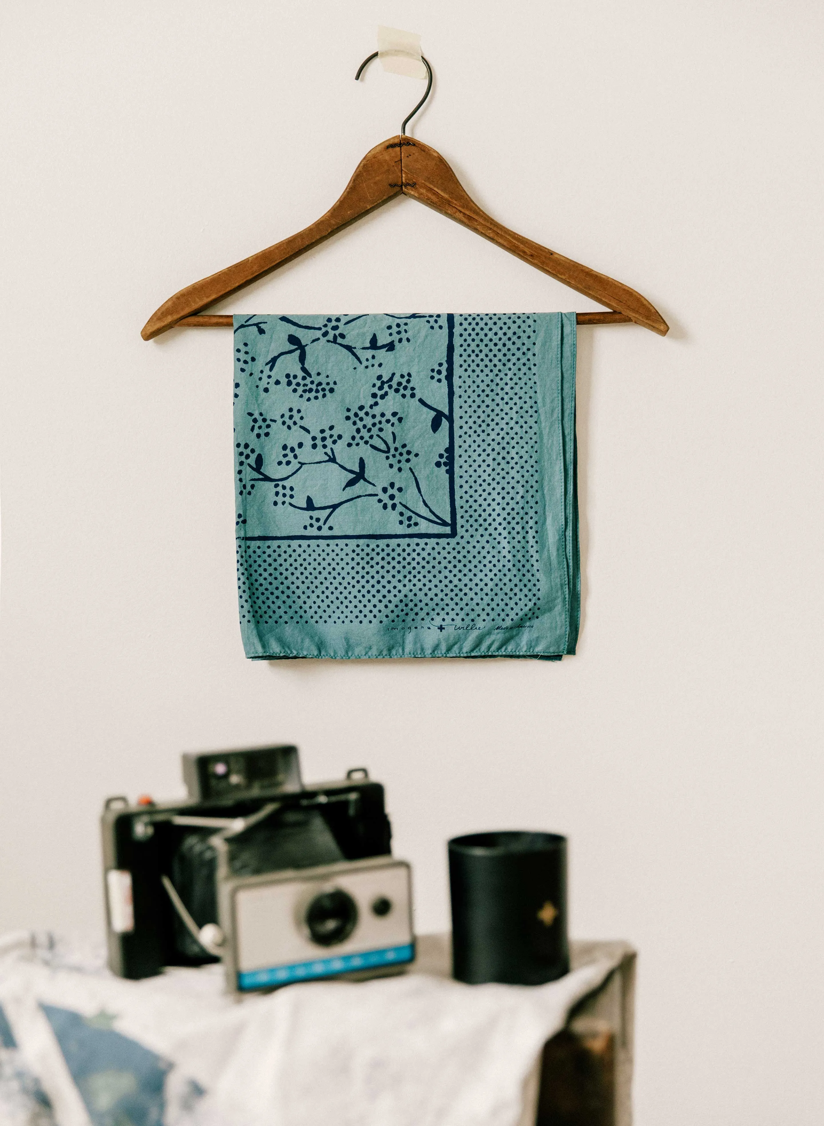 i+w oasis rose bandana sold by Imogene + Willie product image thumbnail 3