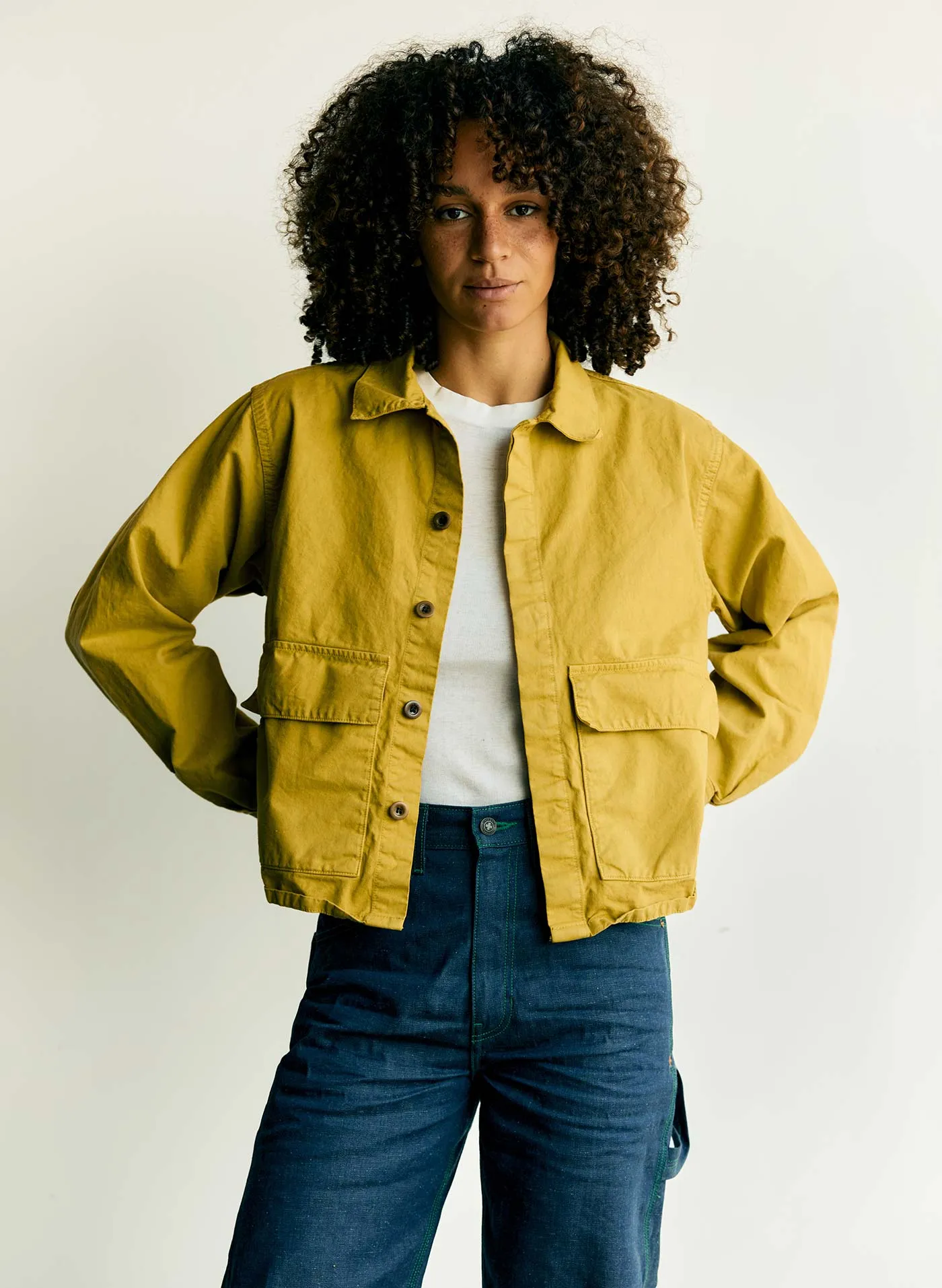mabel twill field jacket sold by Imogene + Willie