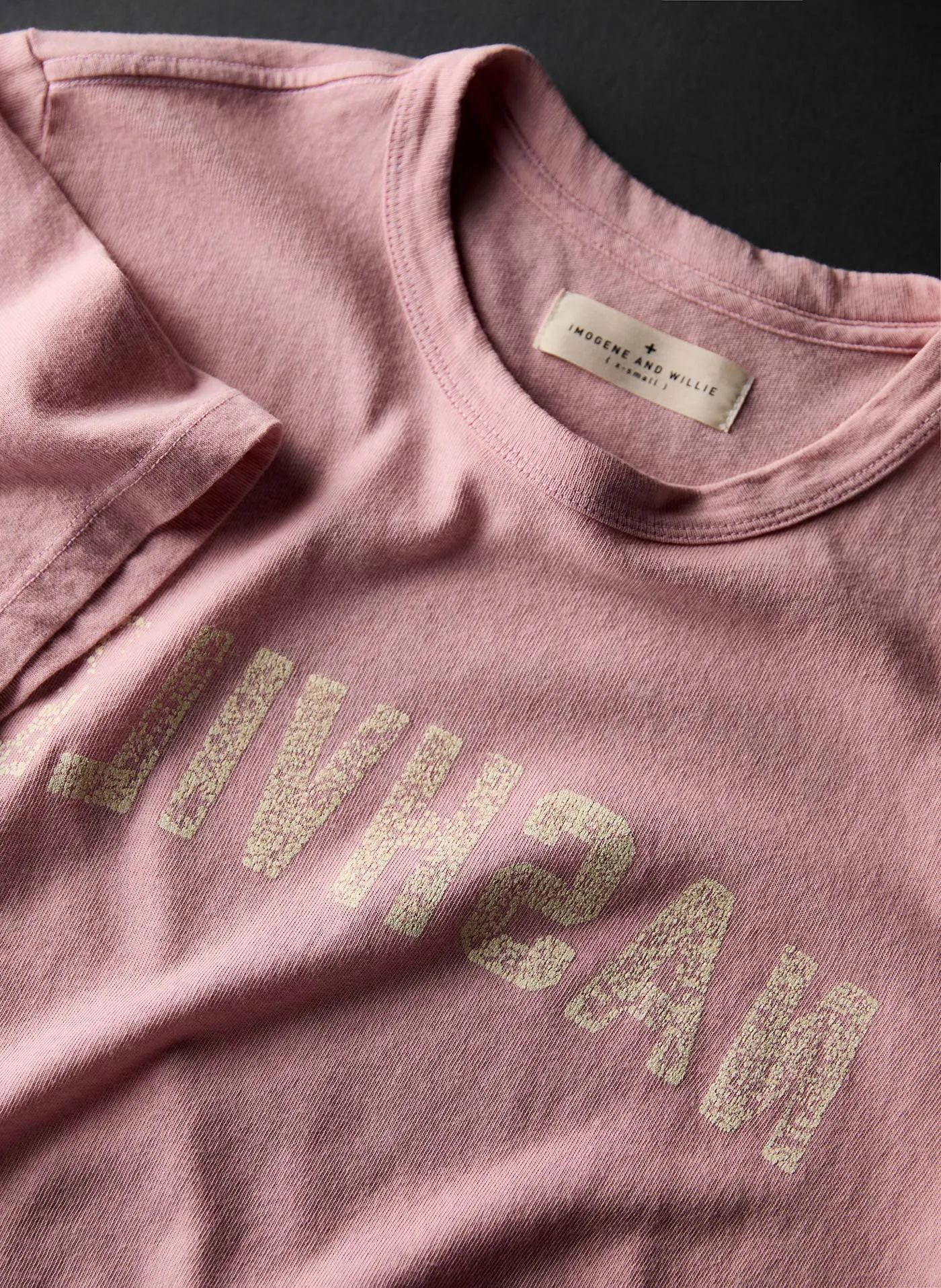 the "nashville" tee in pink sold by Imogene + Willie product image thumbnail 3