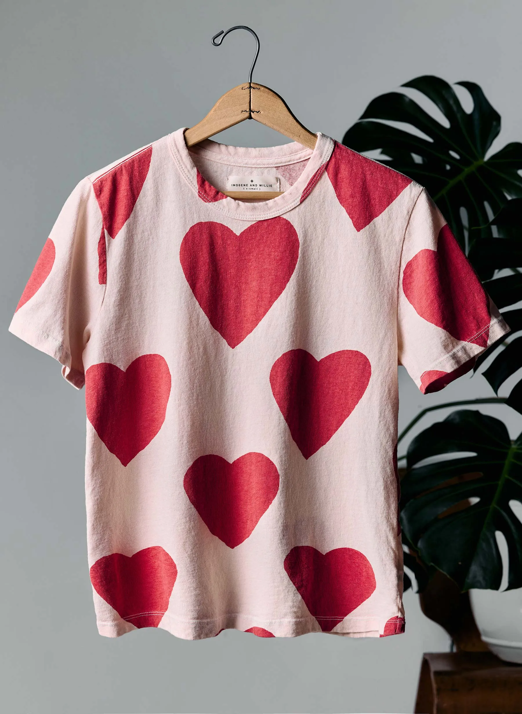 the "hearts all over" tee sold by Imogene + Willie product image thumbnail 5