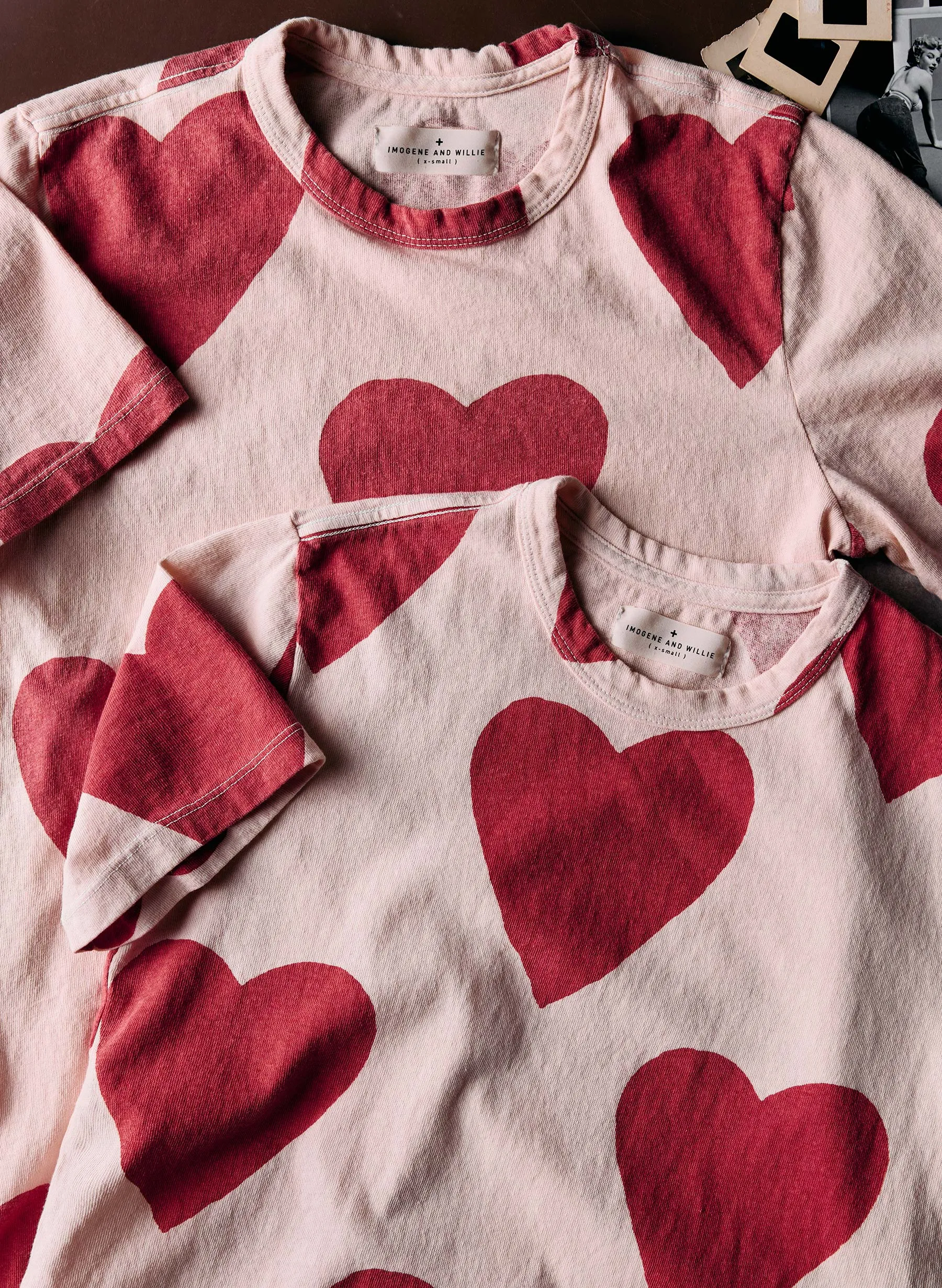 the "hearts all over" tee sold by Imogene + Willie product image thumbnail 3