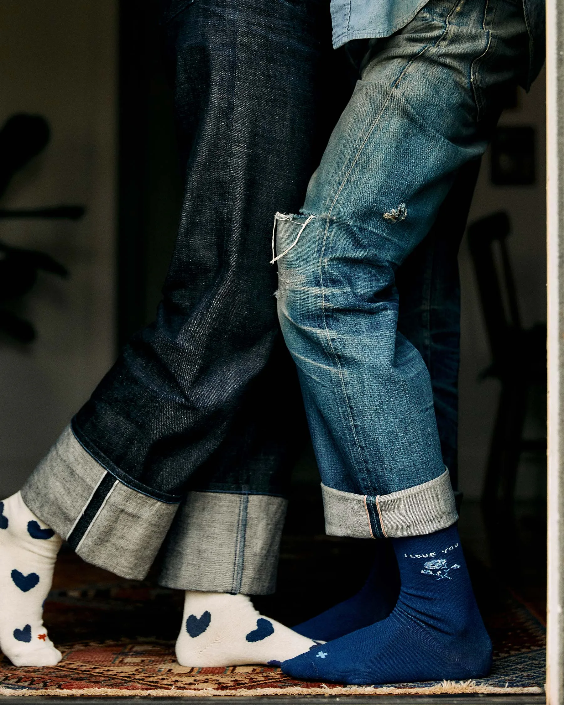 the "i love you" sock sold by Imogene + Willie product image thumbnail 4