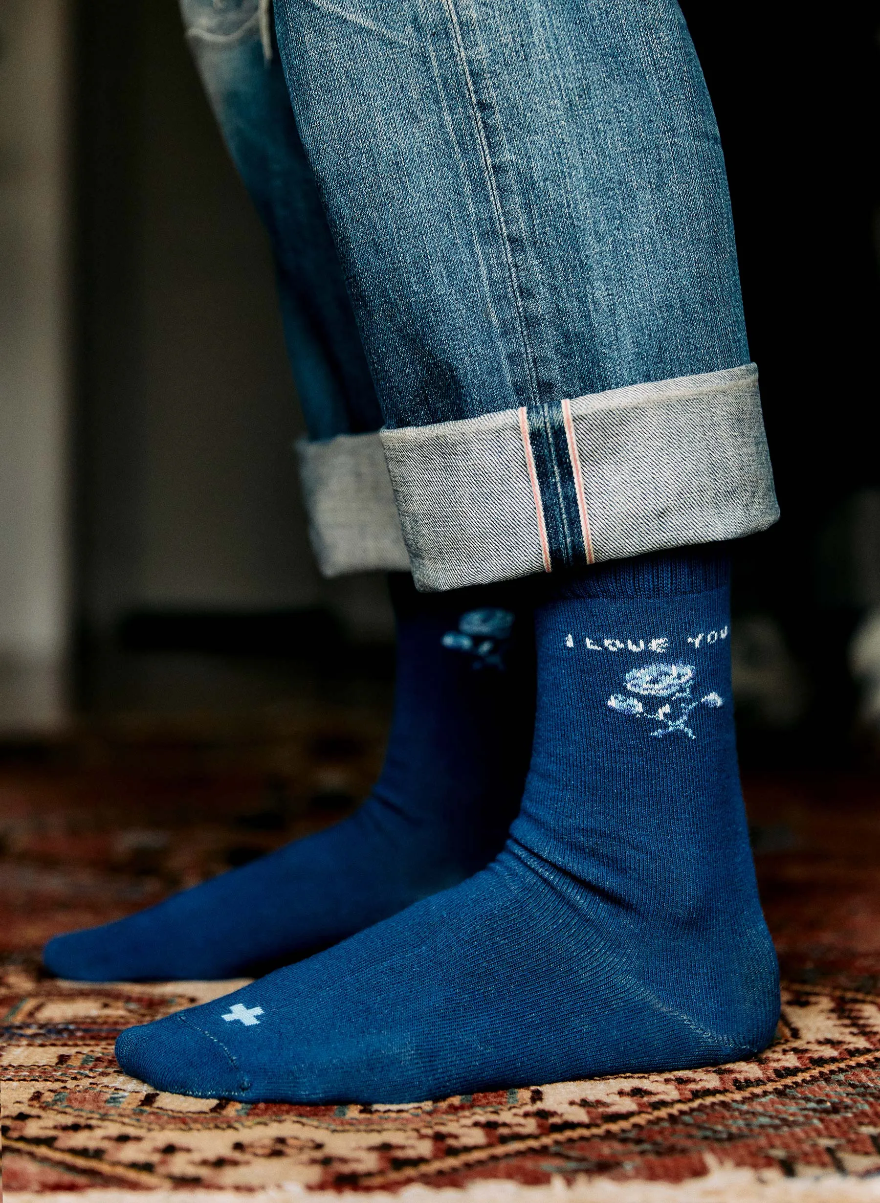 the "i love you" sock sold by Imogene + Willie product image thumbnail 5