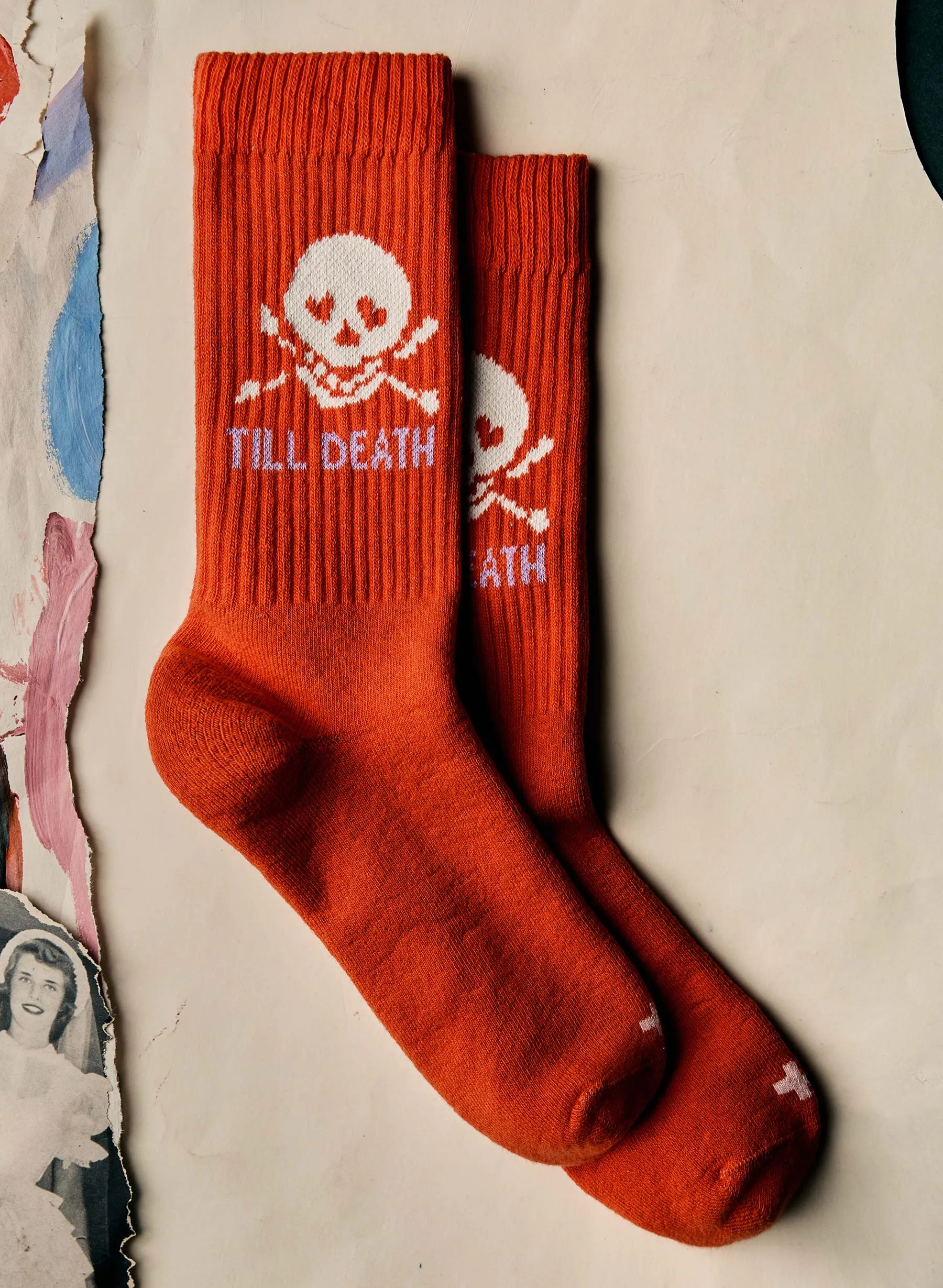the "till death" sock sold by Imogene + Willie