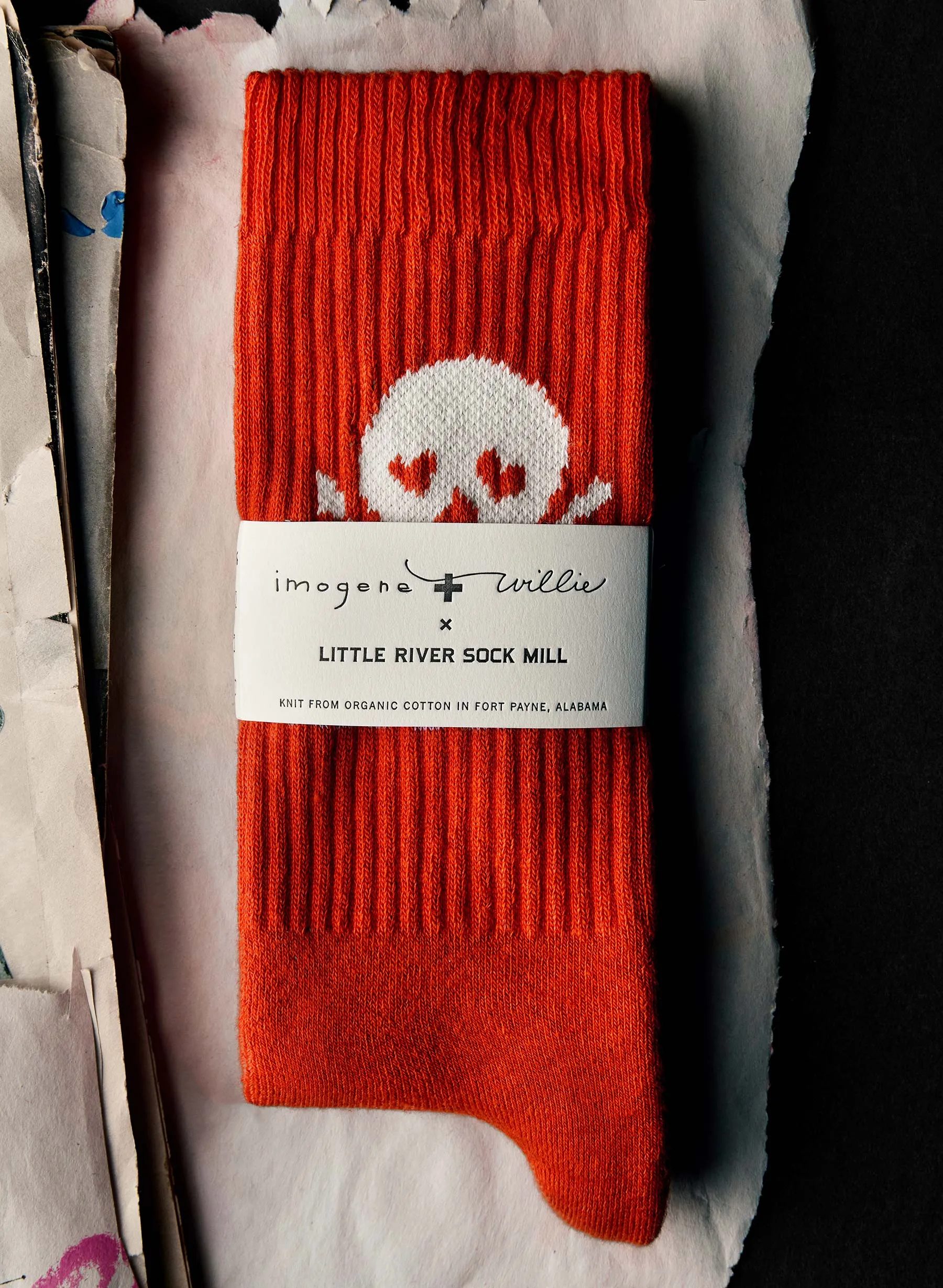 the "till death" sock sold by Imogene + Willie product image thumbnail 2
