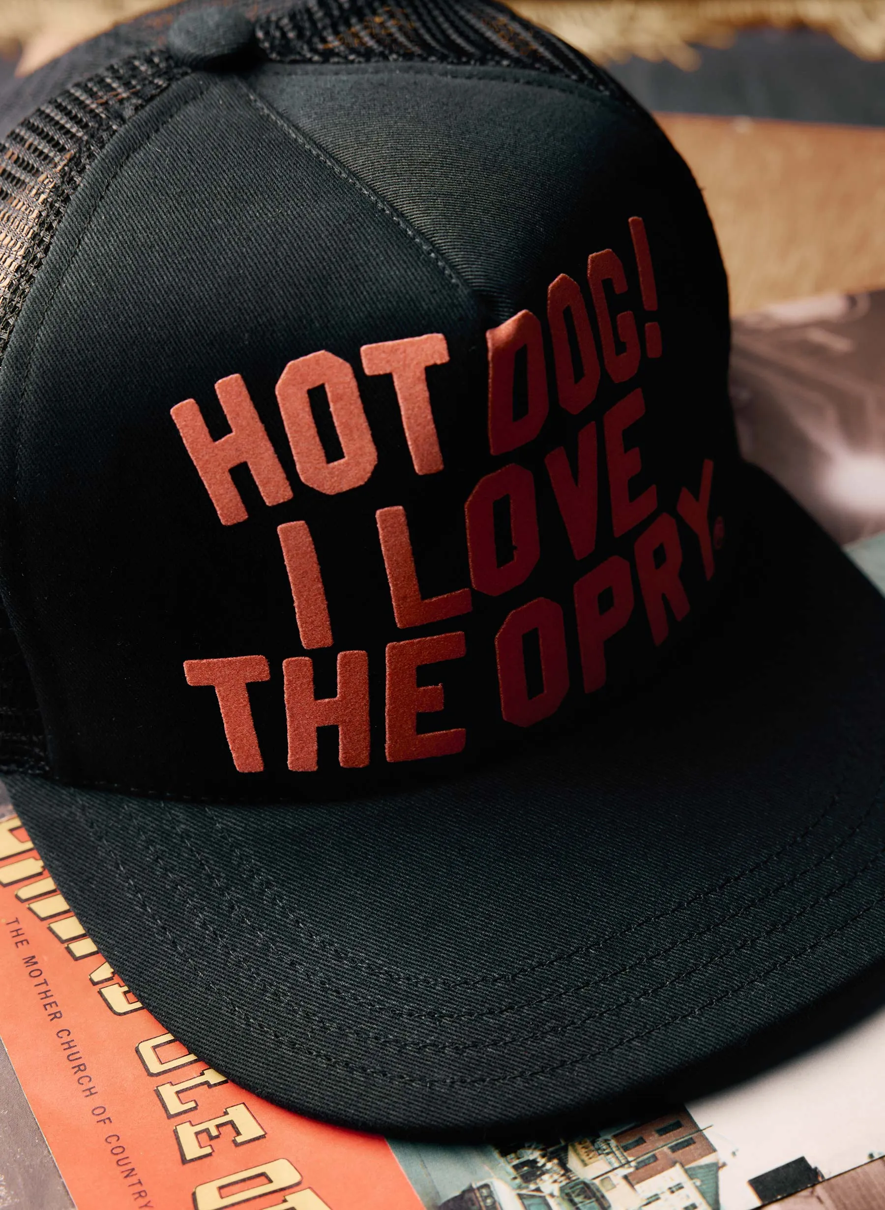 the i+w x opry "hot dog" trucker sold by Imogene + Willie product image thumbnail 4
