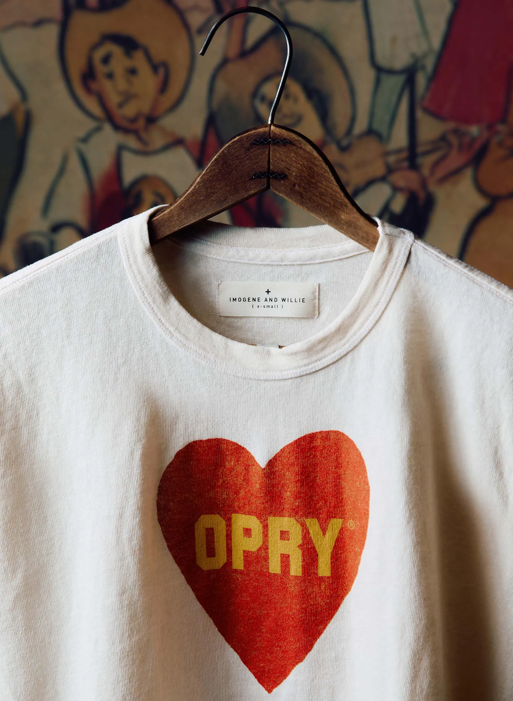 the i+w x opry "heart" tee sold by Imogene + Willie product image thumbnail 2