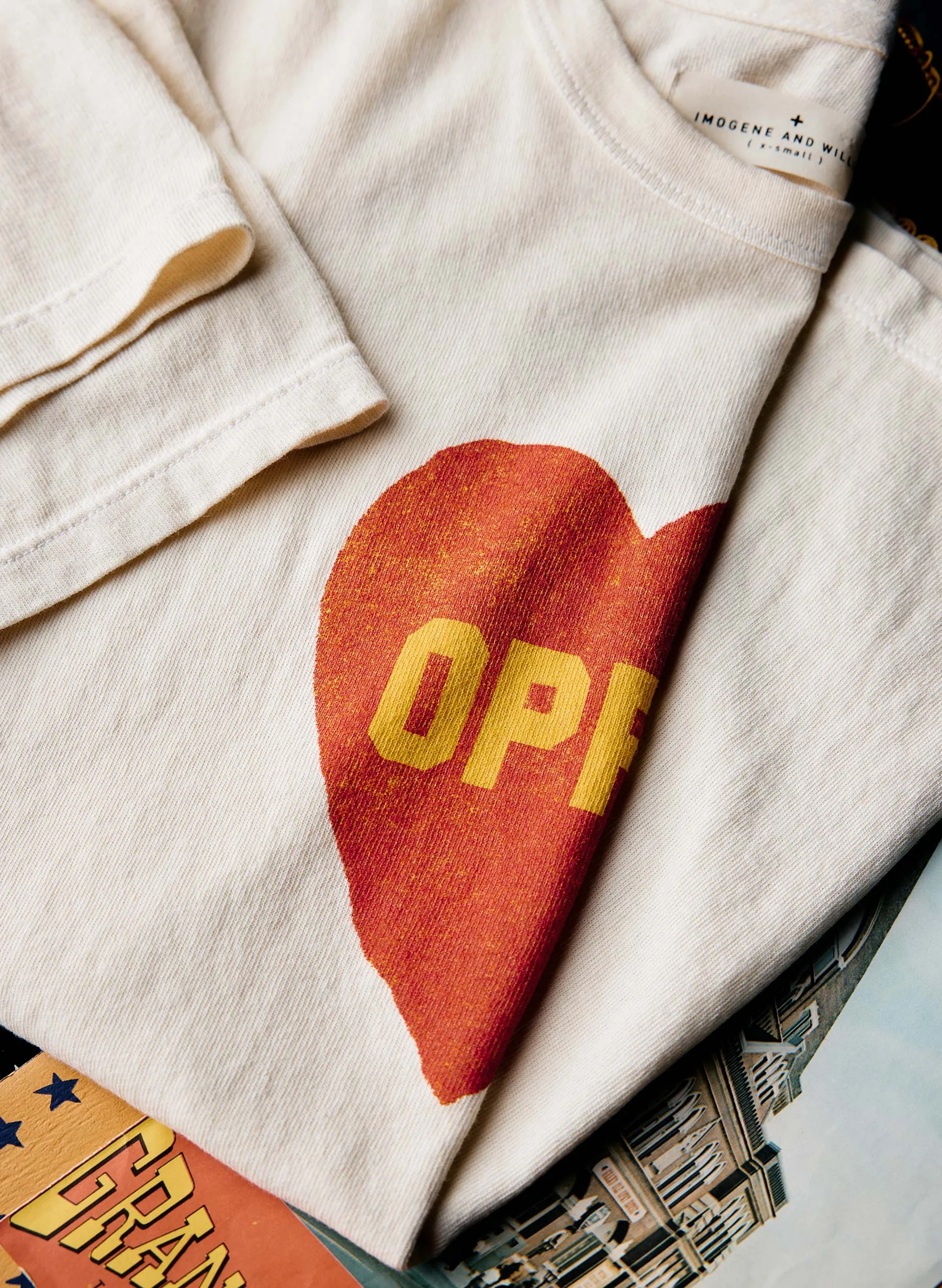 the i+w x opry "heart" tee sold by Imogene + Willie product image thumbnail 4