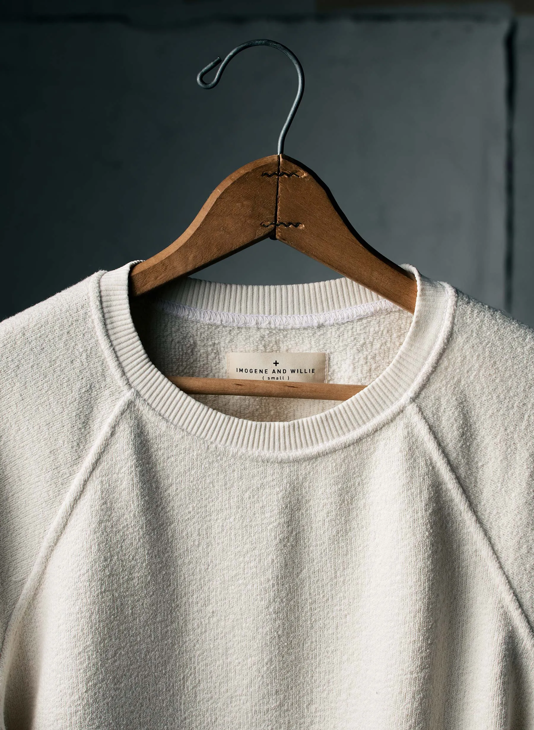 the cut sleeve sweatshirt in natural sold by Imogene + Willie product image thumbnail 2