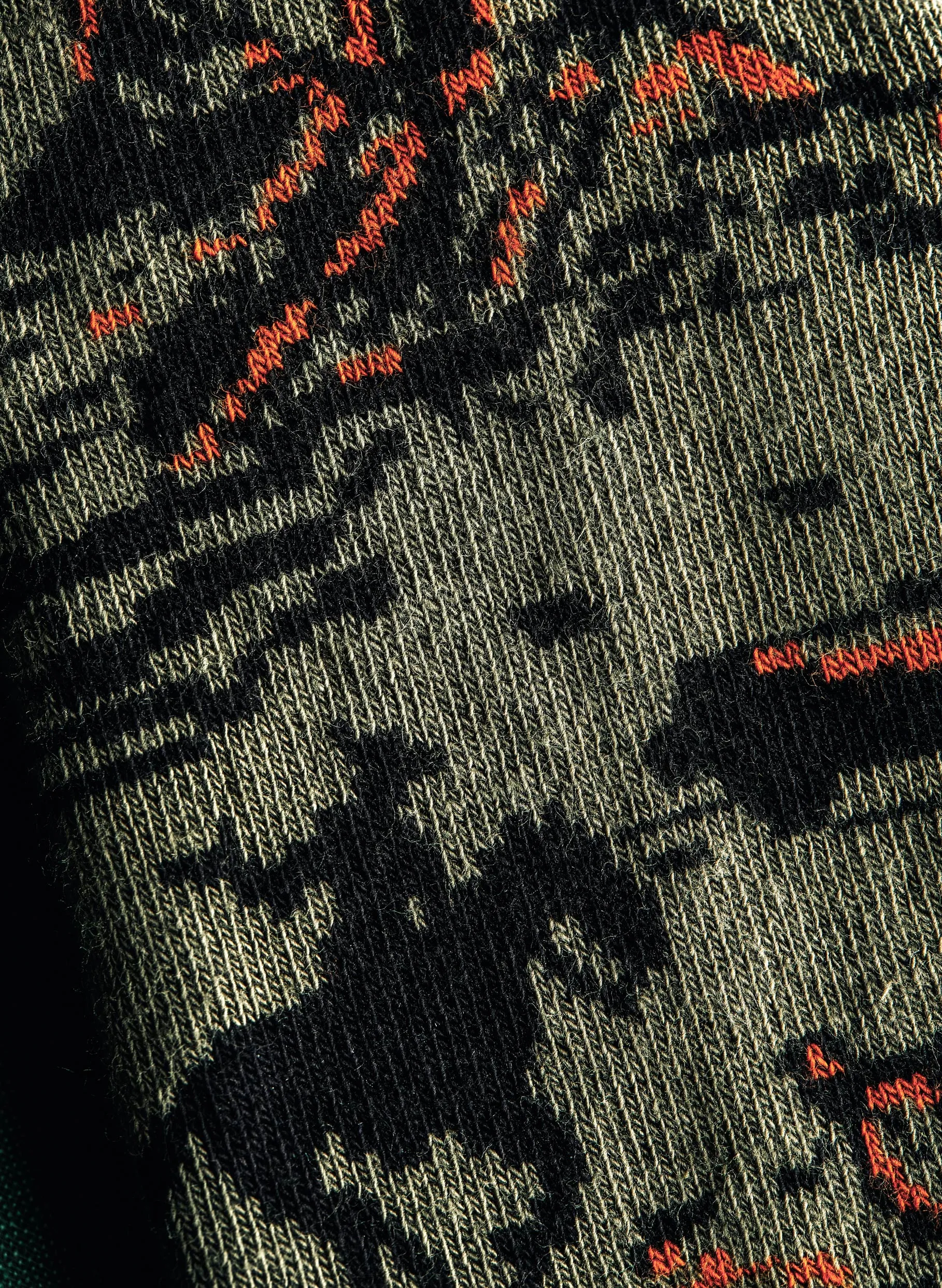 long road sock in olive sold by Imogene + Willie product image thumbnail 5