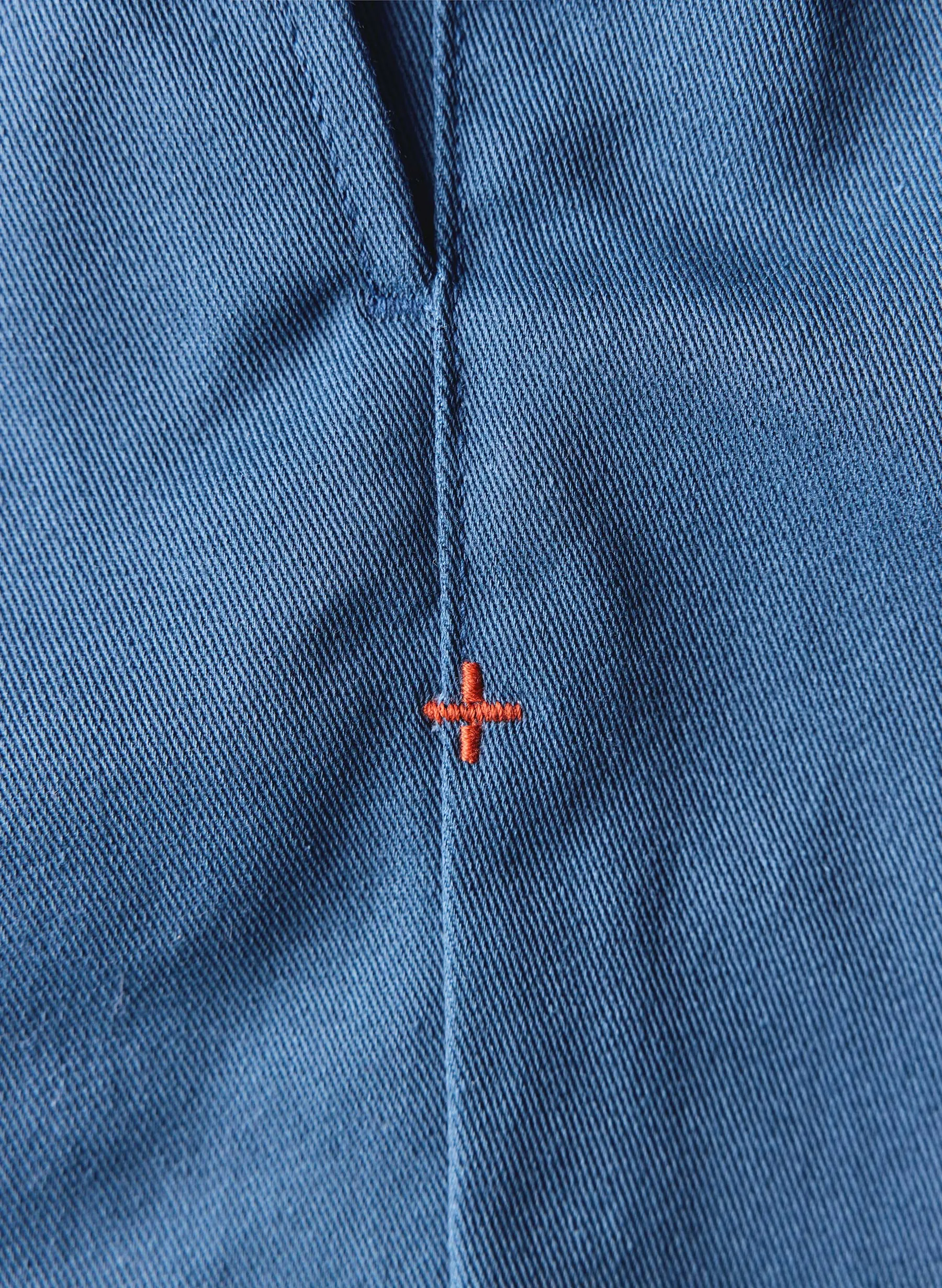 oceanside relaxed pant in postman blue sold by Imogene + Willie product image thumbnail 5