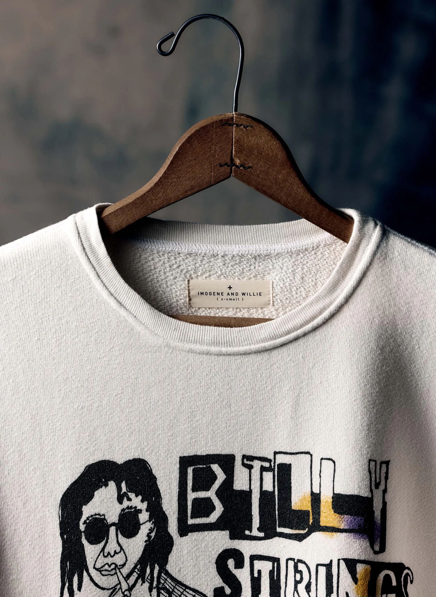 i+w x billy strings "pickin' and grinnin'” sweatshirt sold by Imogene + Willie product image thumbnail 2