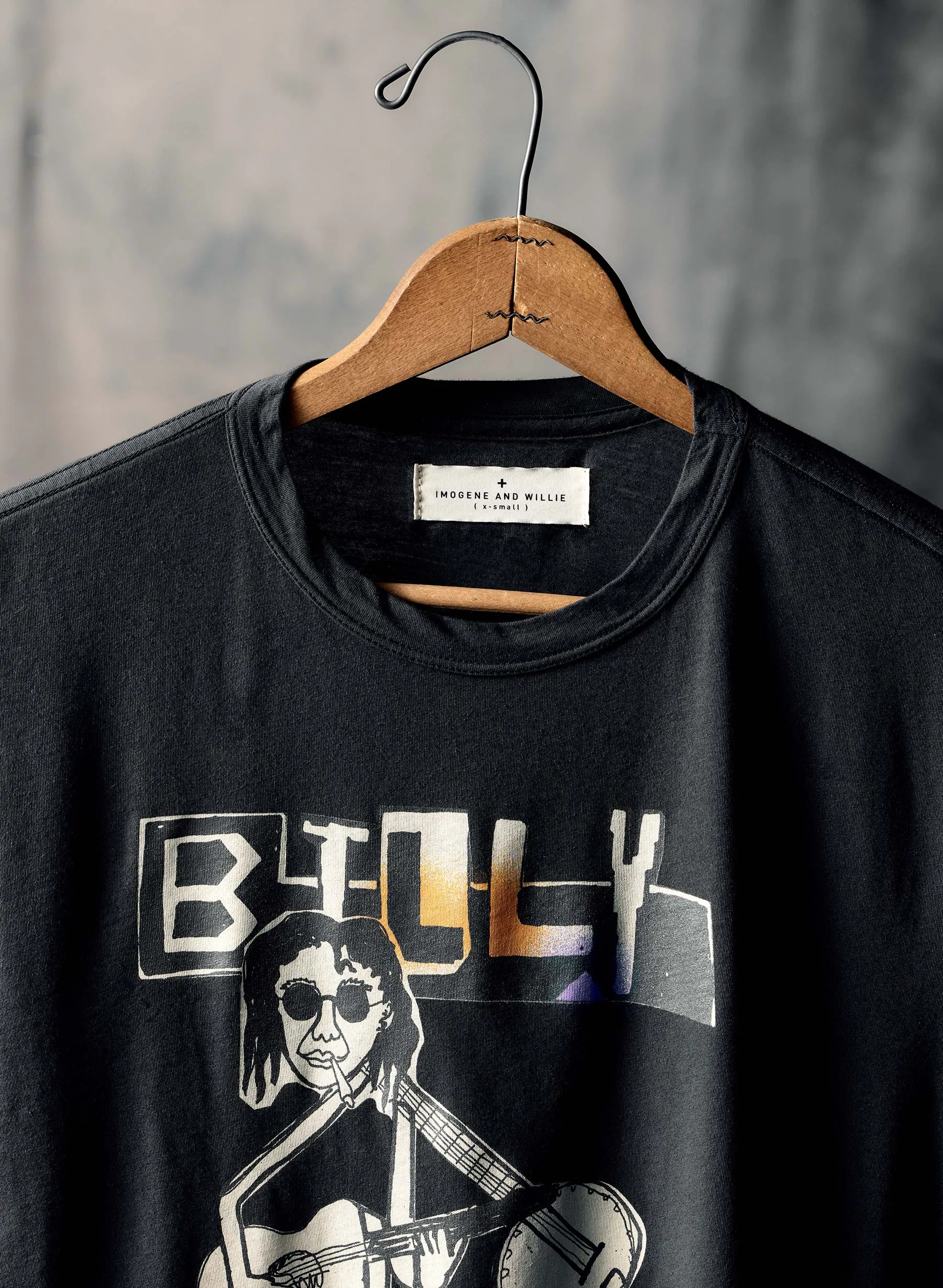 i+w x billy strings "pickin' and grinnin'” tee sold by Imogene + Willie product image thumbnail 4