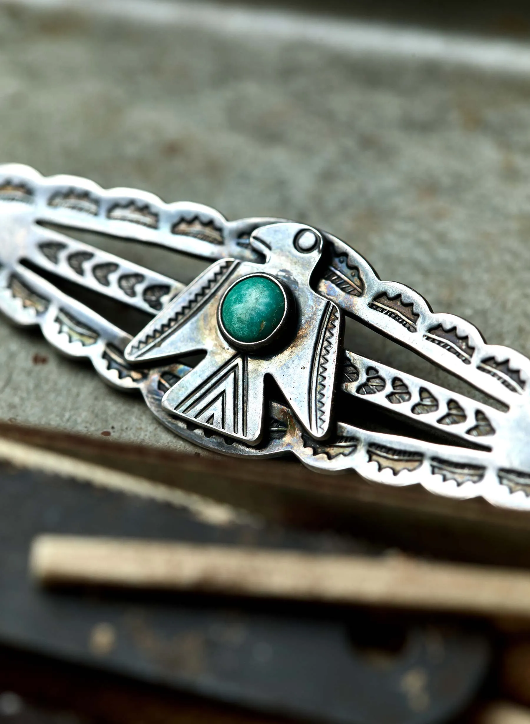 vintage harvey-era thunderbird pin sold by Imogene + Willie product image thumbnail 3