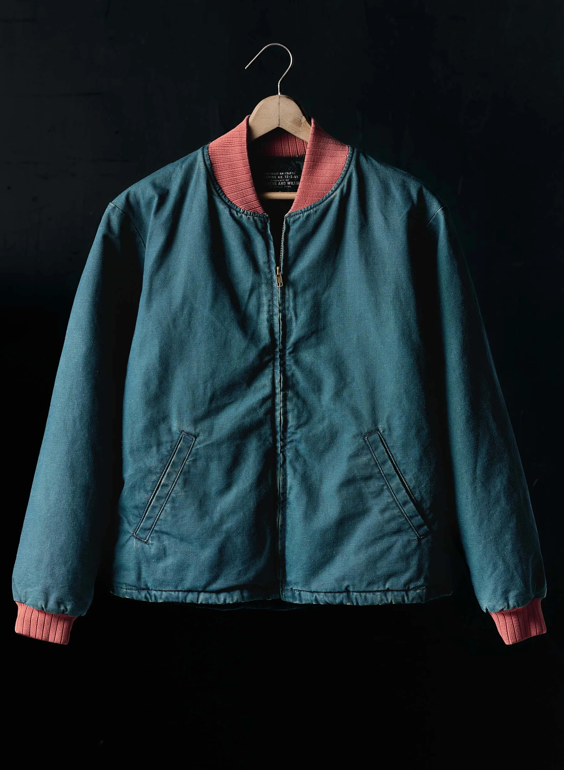 quilt lined bomber in juniper sold by Imogene + Willie product image thumbnail 2