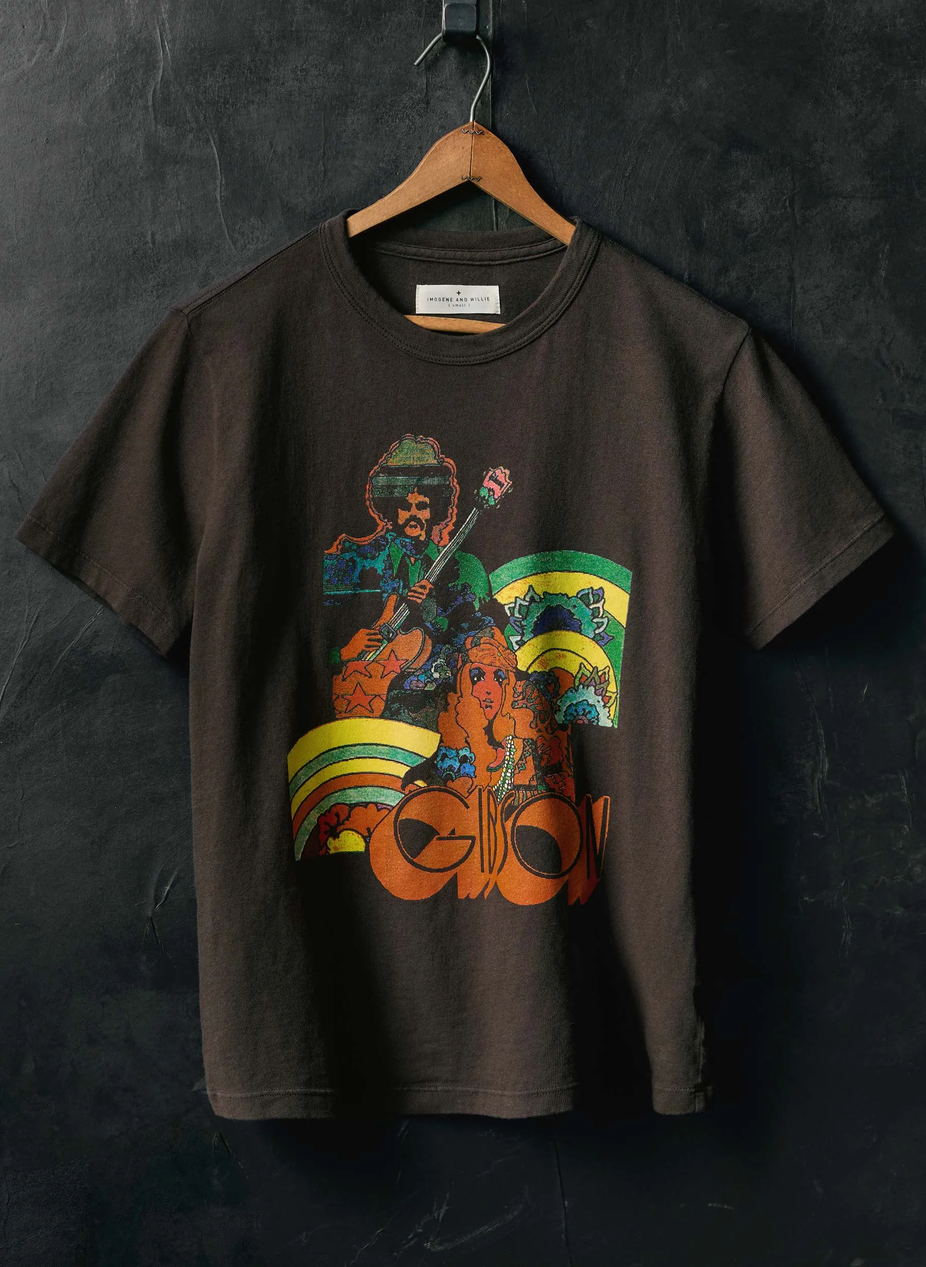 the gibson "funk" tee sold by Imogene + Willie