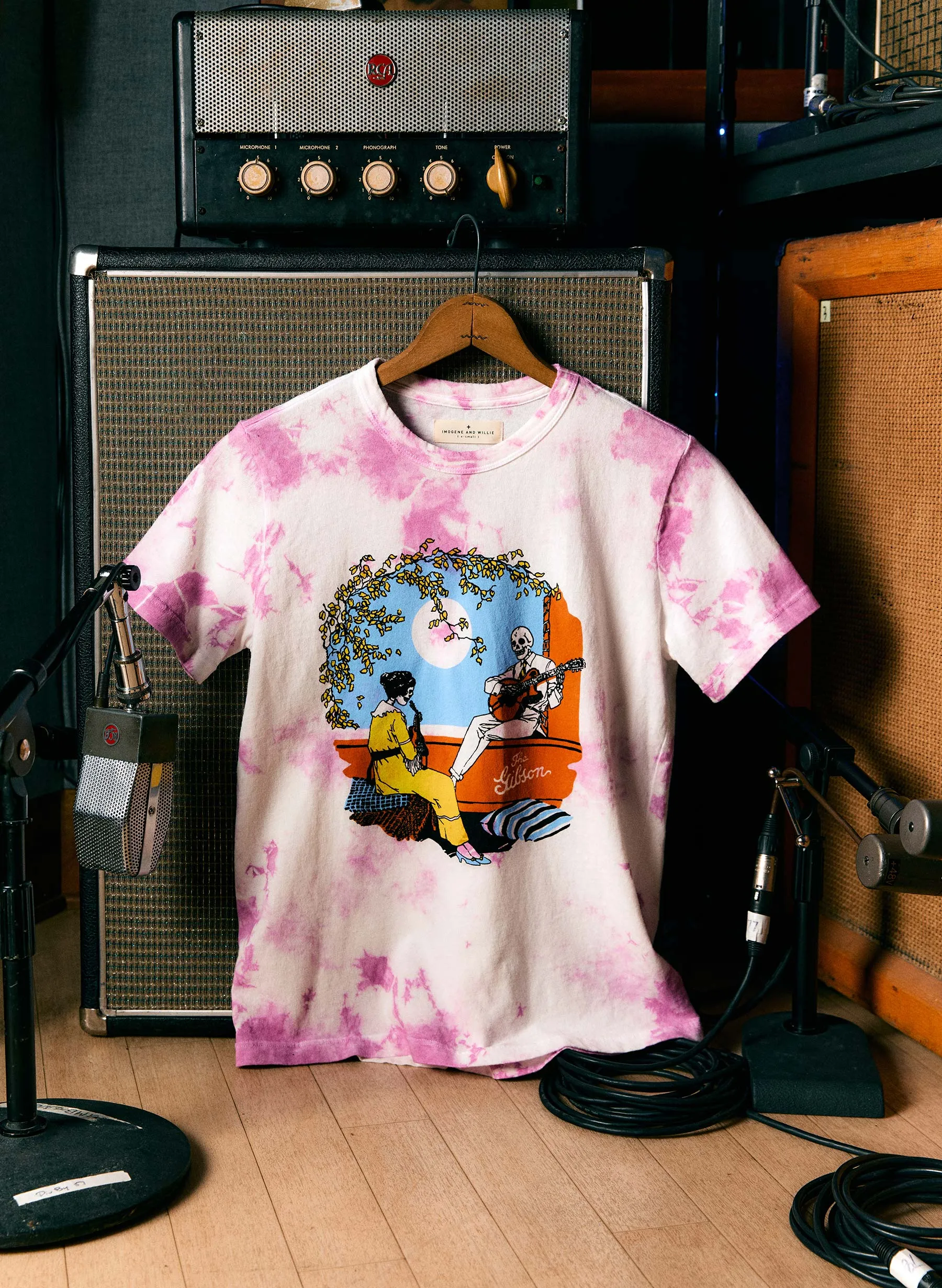 the gibson "story" tee sold by Imogene + Willie