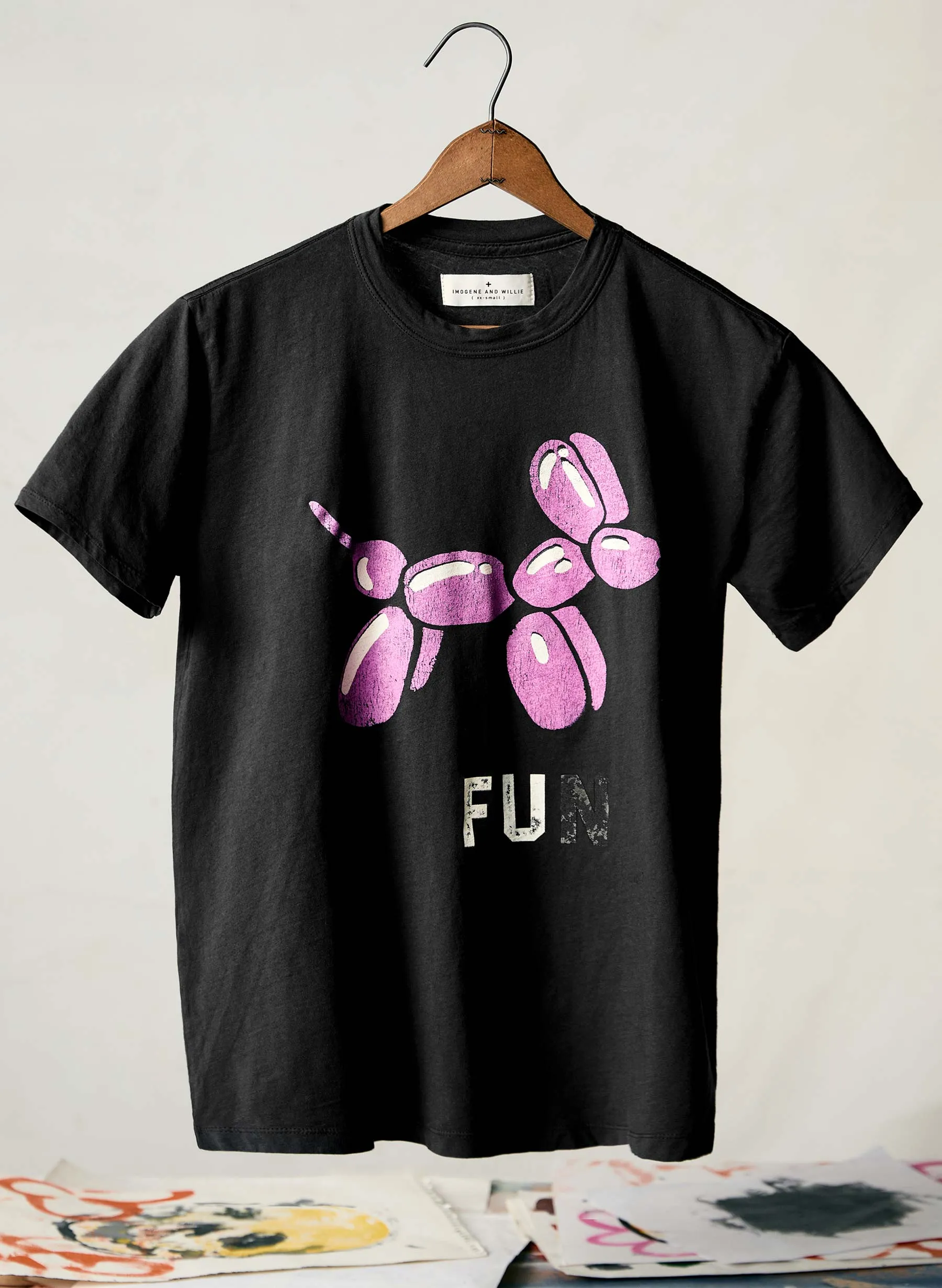 the "fun" tee sold by Imogene + Willie