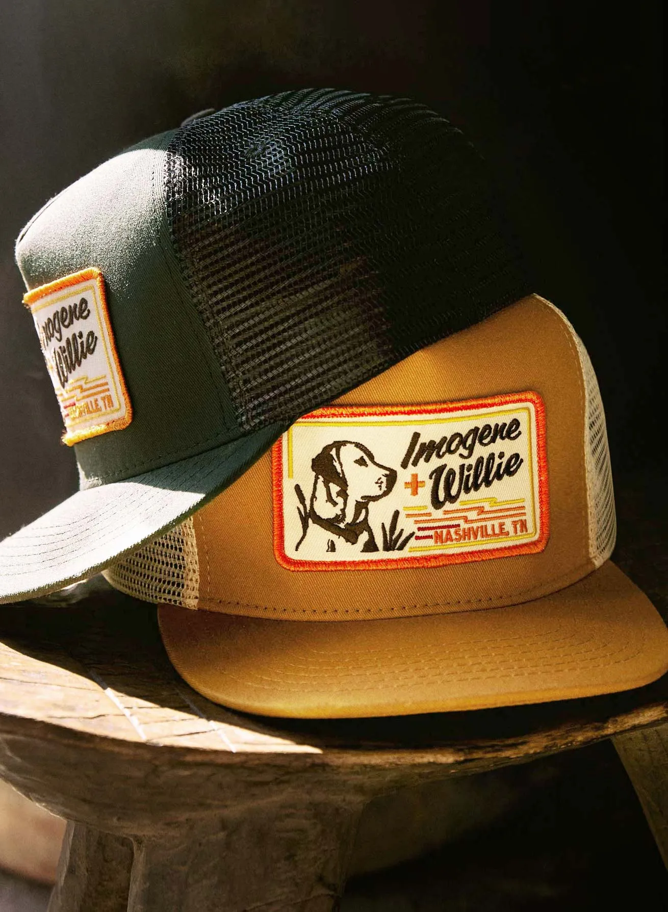 the "bird dog" trucker in gold sold by Imogene + Willie product image thumbnail 2