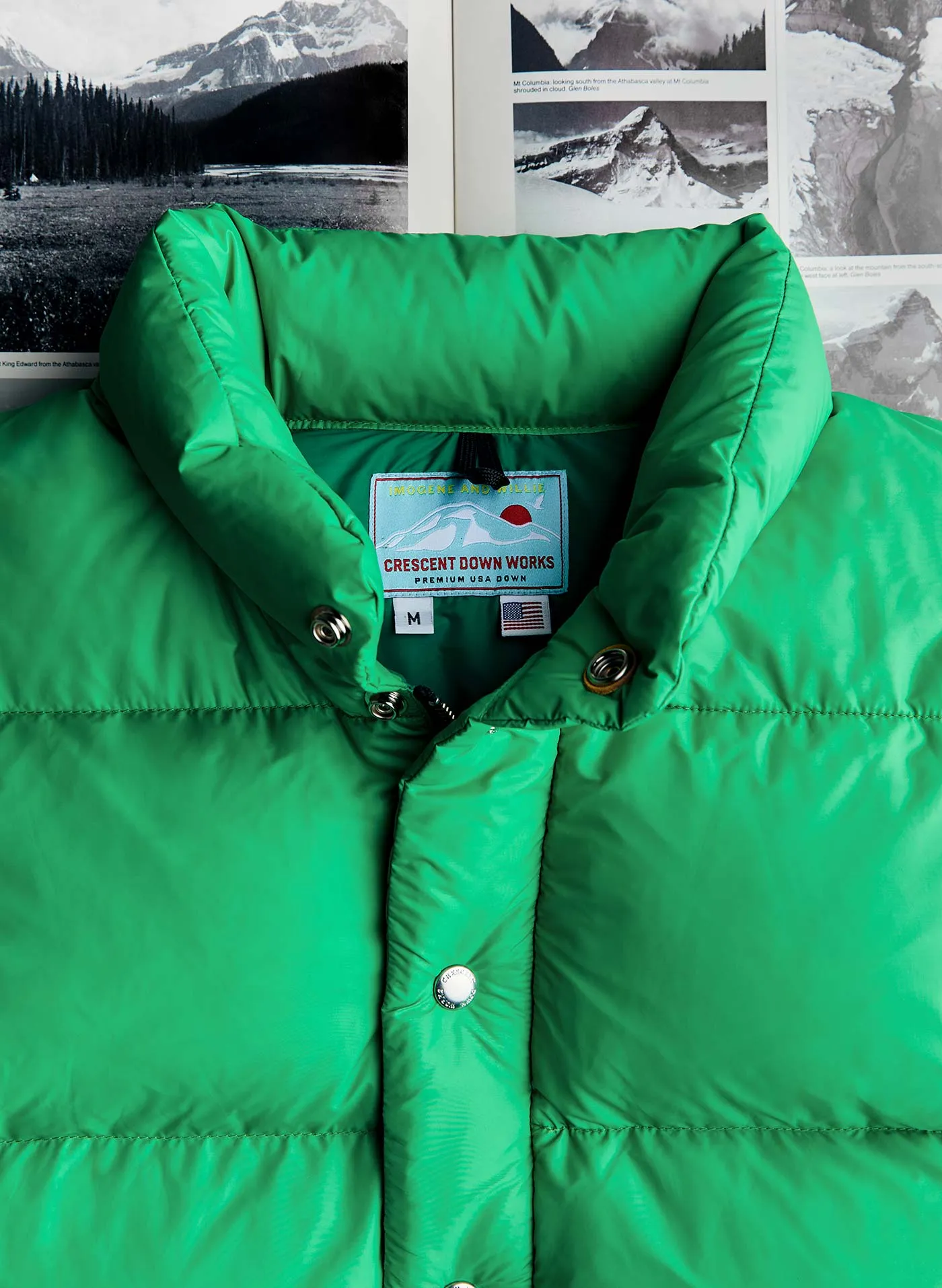 i+w x crescent down works classic vest sold by Imogene + Willie product image thumbnail 4