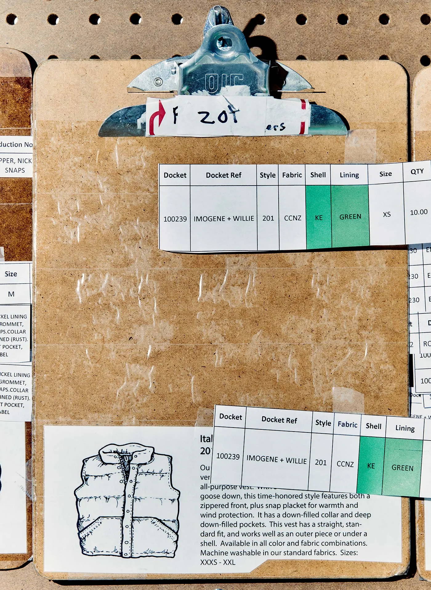 i+w x crescent down works classic vest sold by Imogene + Willie product image thumbnail 5