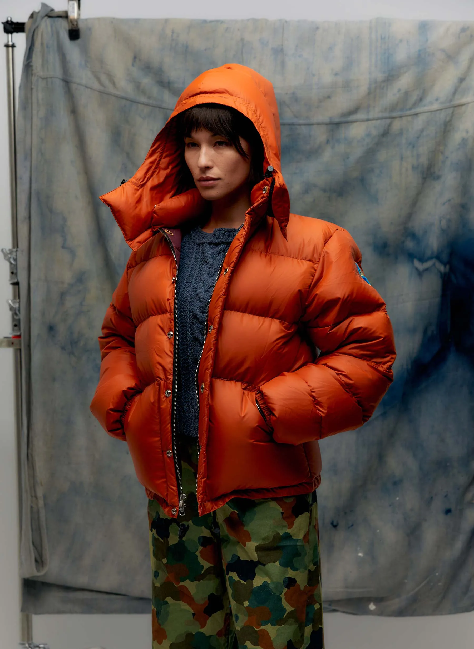 i+w x crescent down works classic parka sold by Imogene + Willie