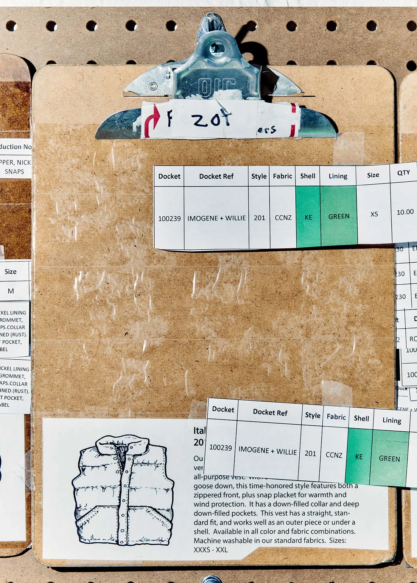 i+w x crescent down works classic vest sold by Imogene + Willie product image thumbnail 5