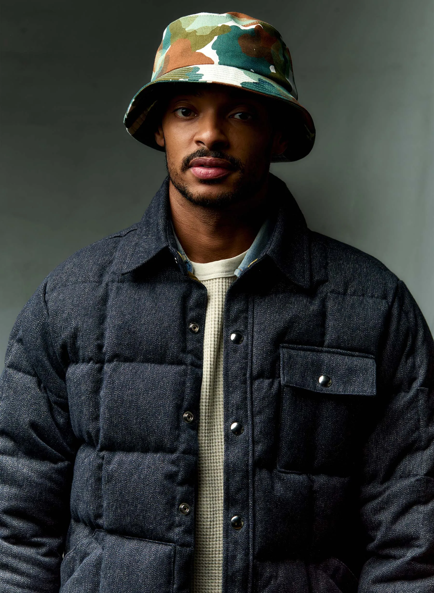 i+w x crescent down works quilted jaspe jacket sold by Imogene + Willie product image thumbnail 4