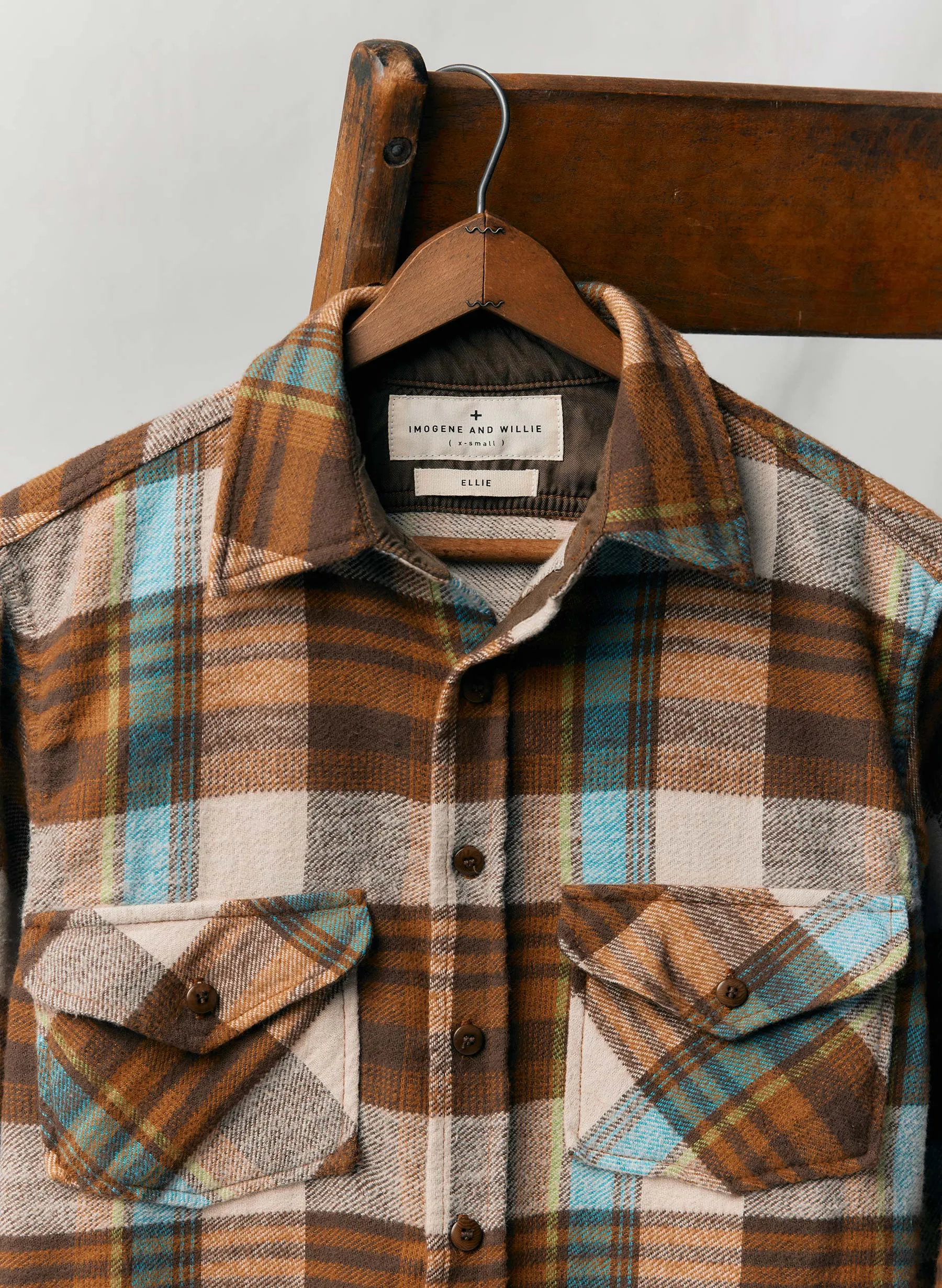 ellie plaid in sandia sold by Imogene + Willie product image thumbnail 2