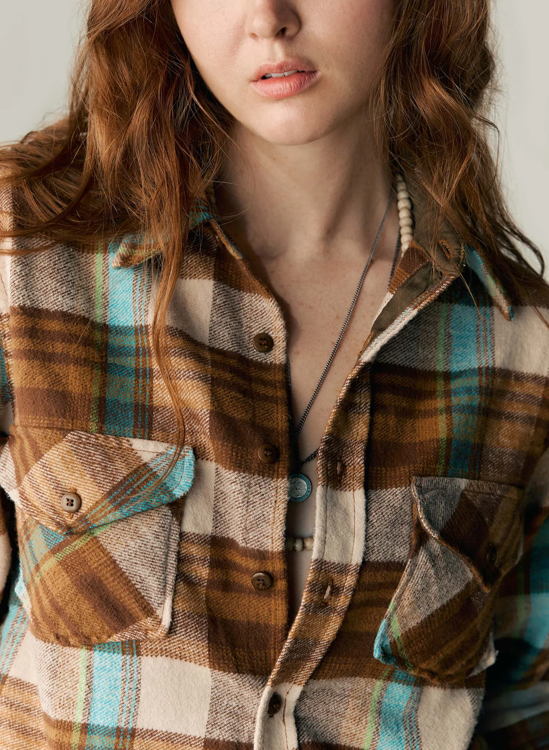 ellie plaid in sandia sold by Imogene + Willie product image thumbnail 4