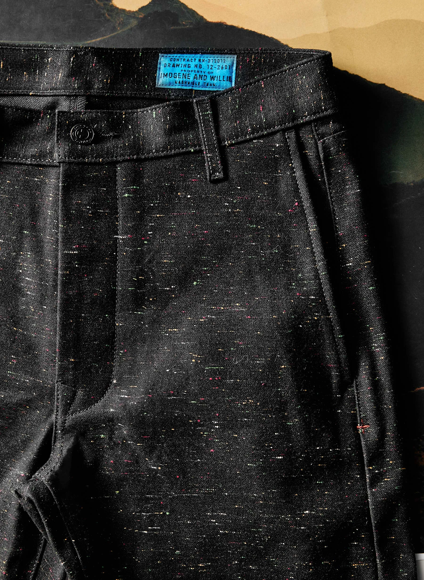 oscar reverse black indigo nep sold by Imogene + Willie product image thumbnail 3