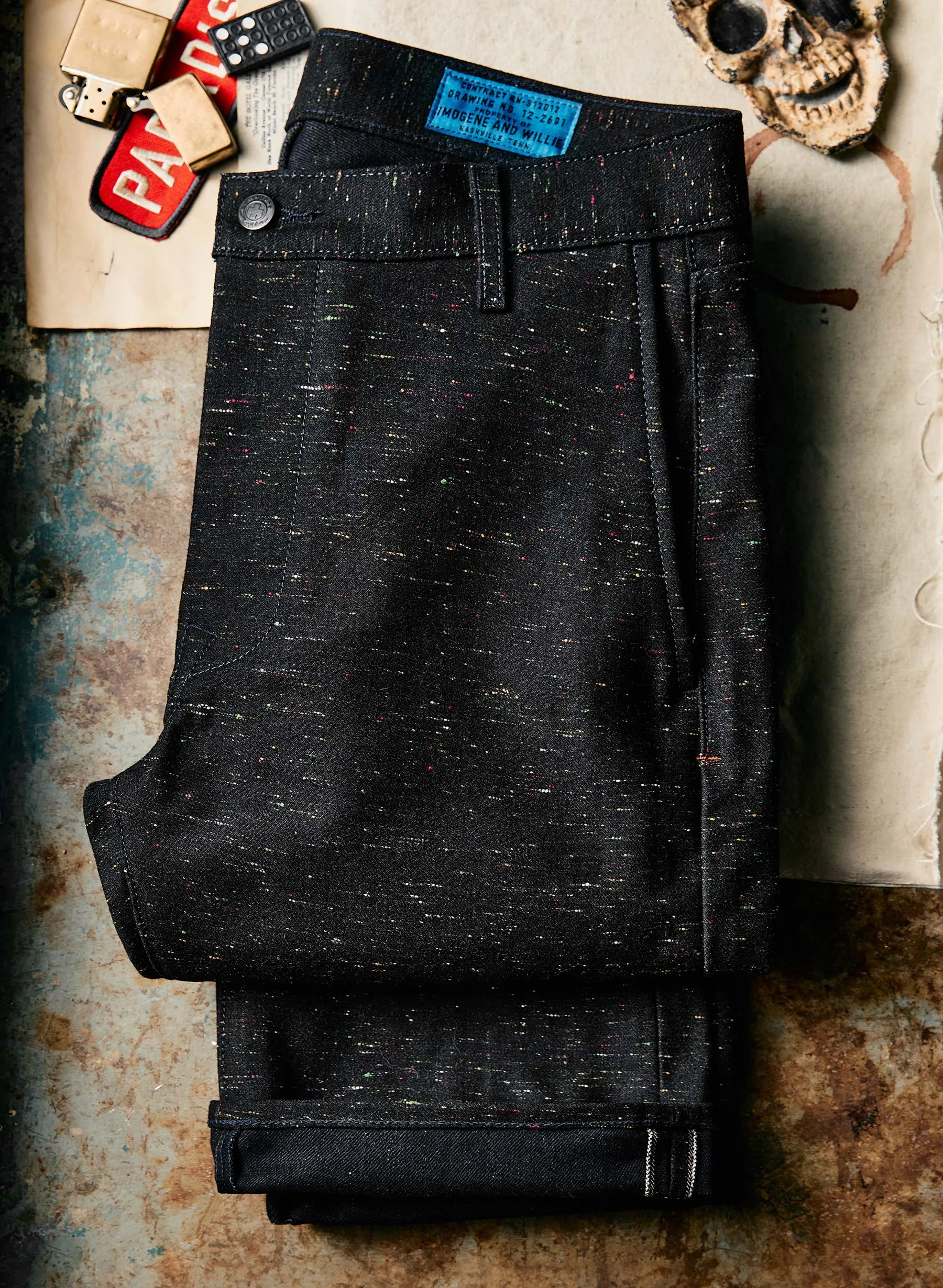 oscar reverse black indigo nep sold by Imogene + Willie