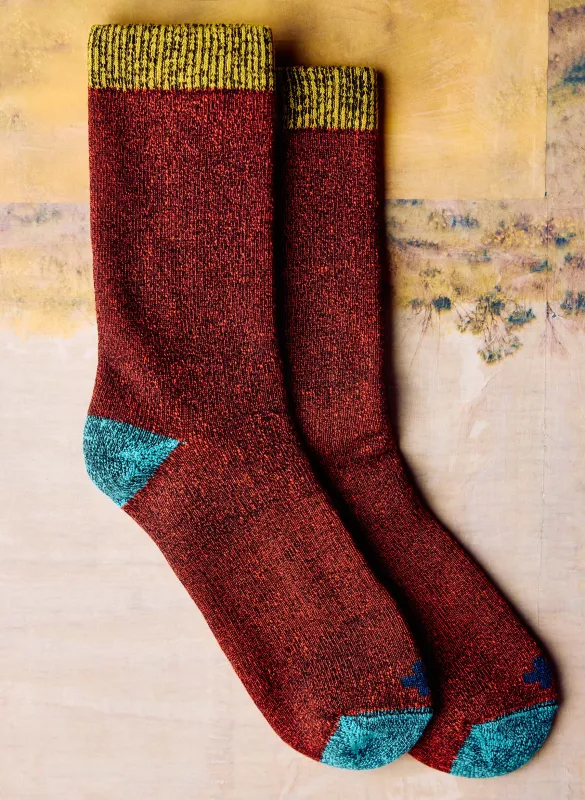 boot sock in currant sold by Imogene + Willie