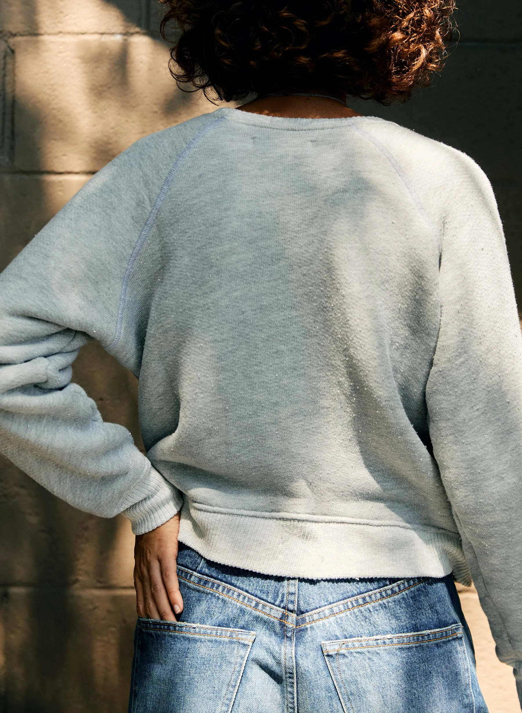 lana raglan sweatshirt in heather sold by Imogene + Willie product image thumbnail 4