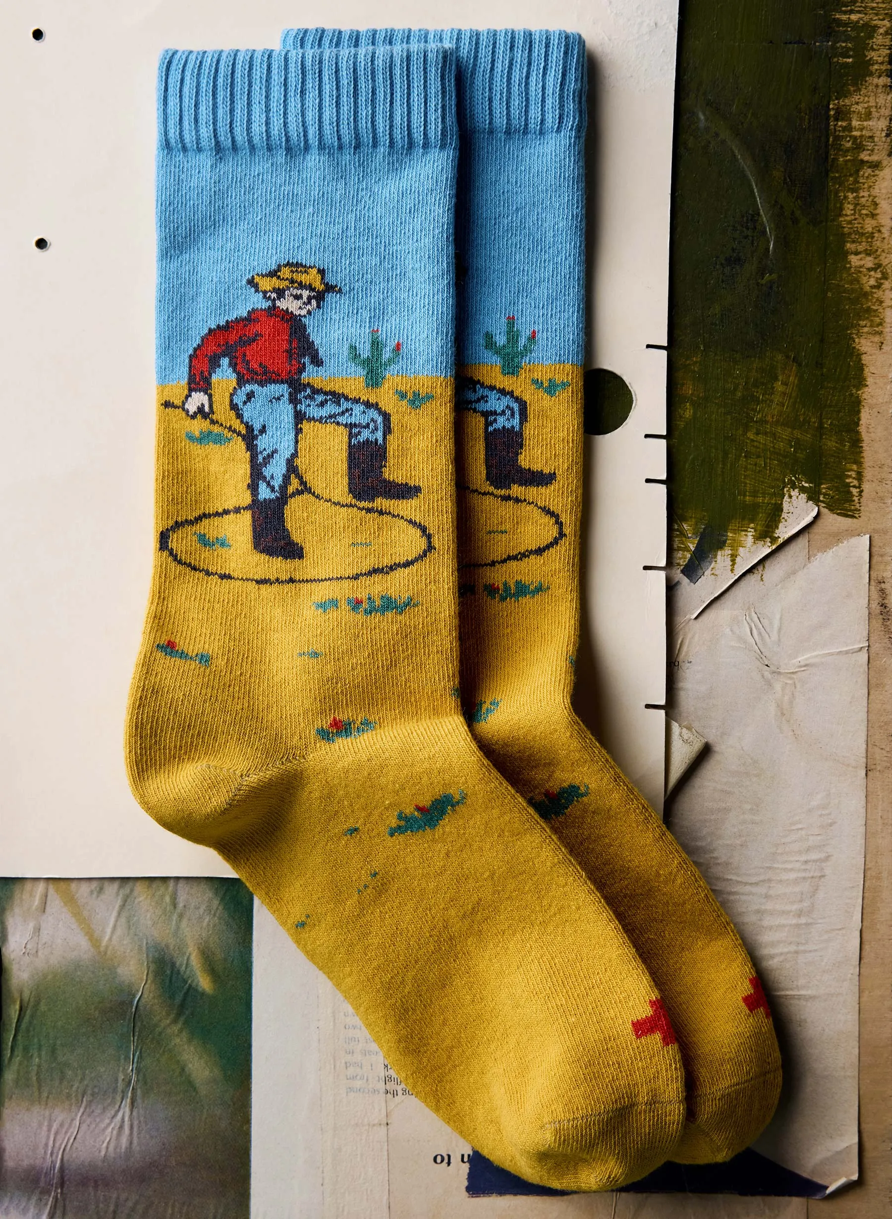 the "lasso" sock sold by Imogene + Willie